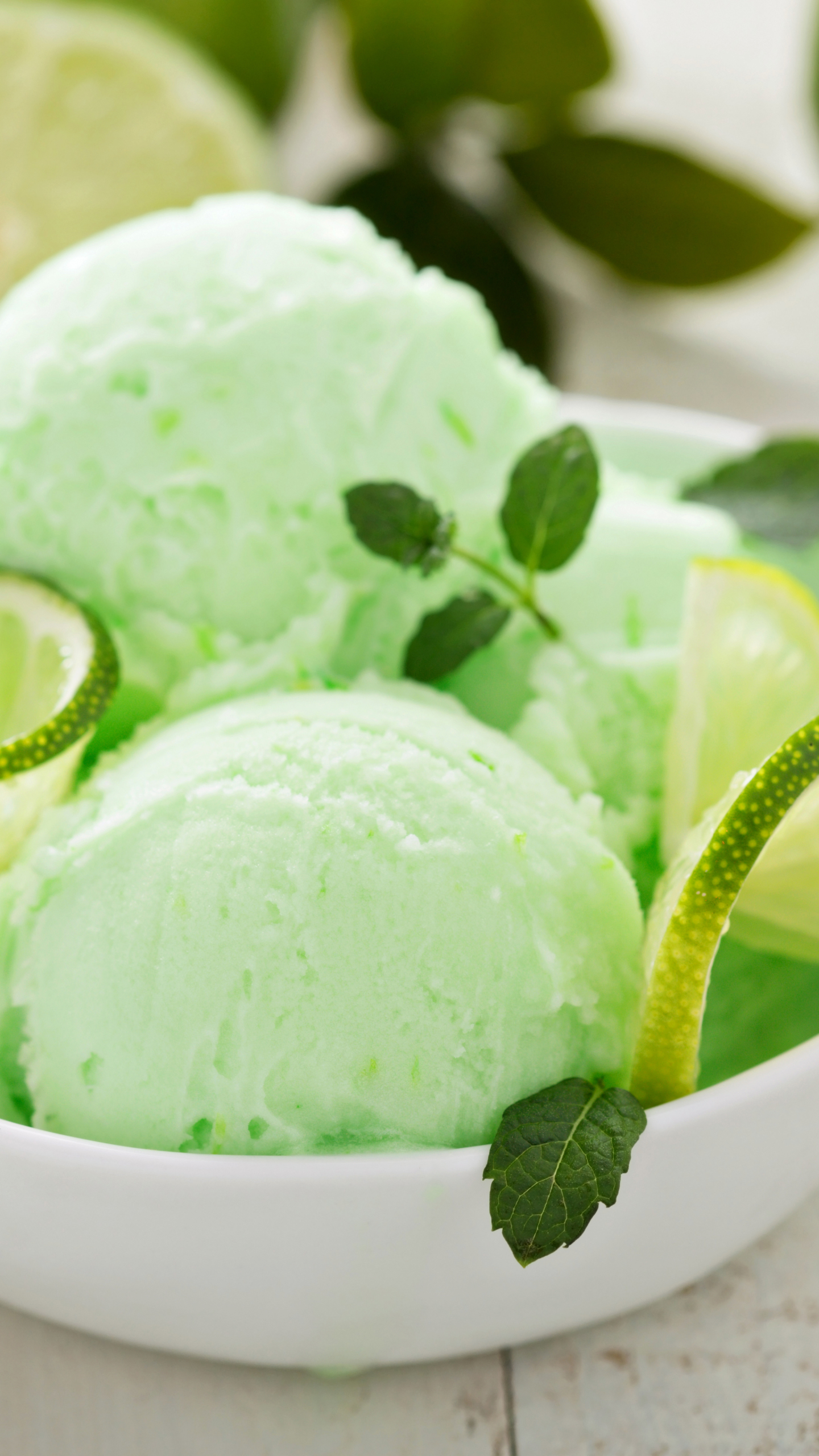 Download mobile wallpaper Food, Dessert, Ice Cream, Mint for free.