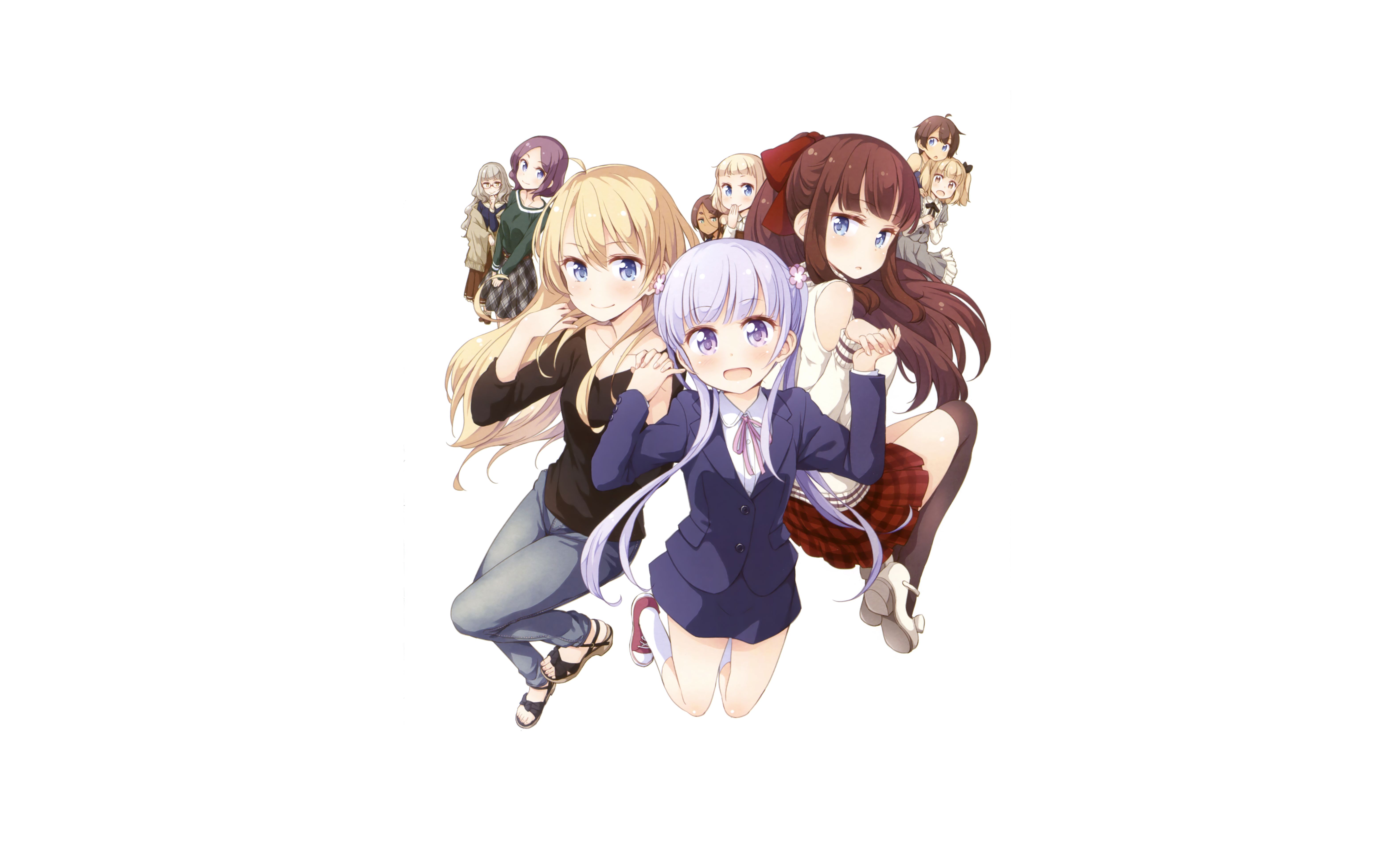 Baixe gratuitamente a imagem Anime, New Game! na área de trabalho do seu PC