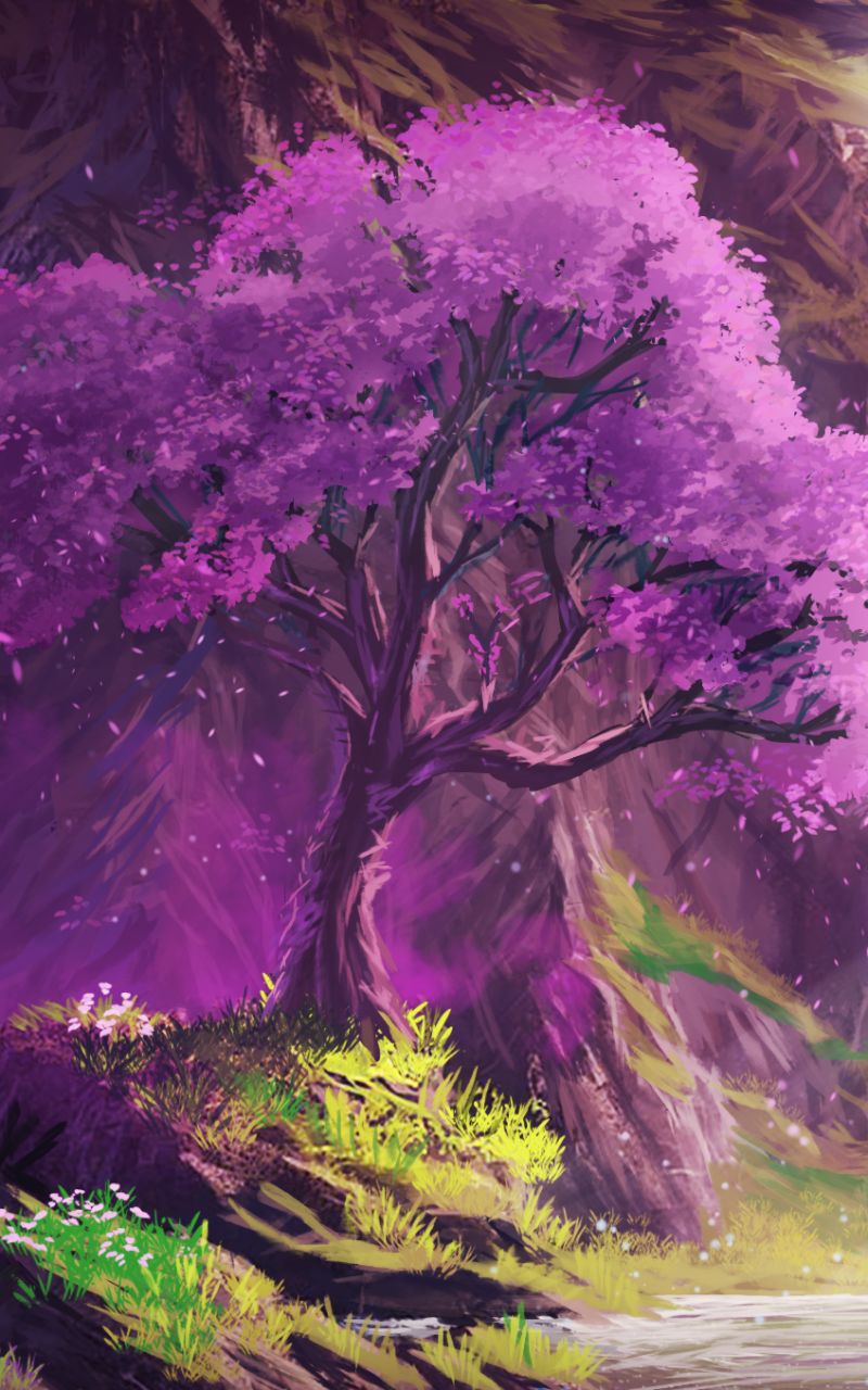 Download mobile wallpaper Landscape, Fantasy, Tree for free.