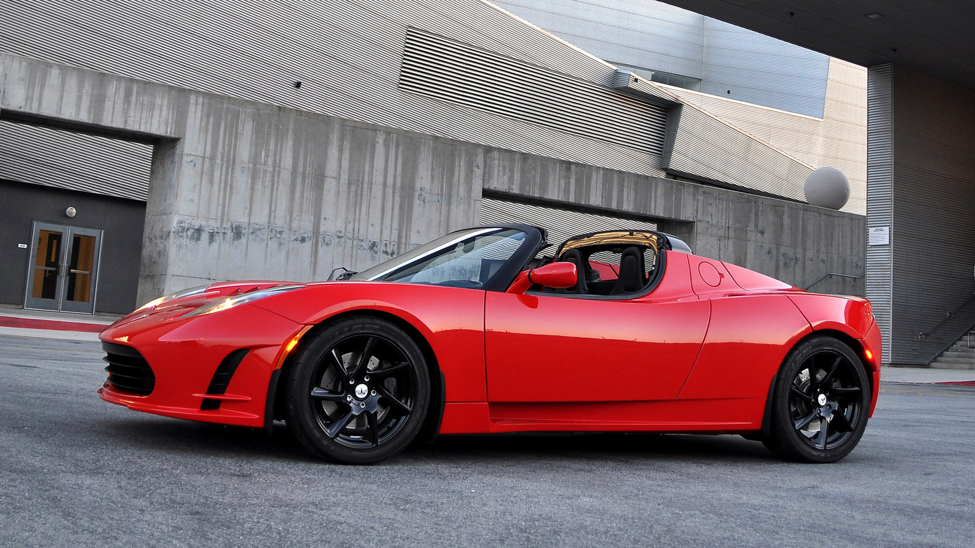 Descargar fondos de escritorio de Tesla Roadster Deporte HD