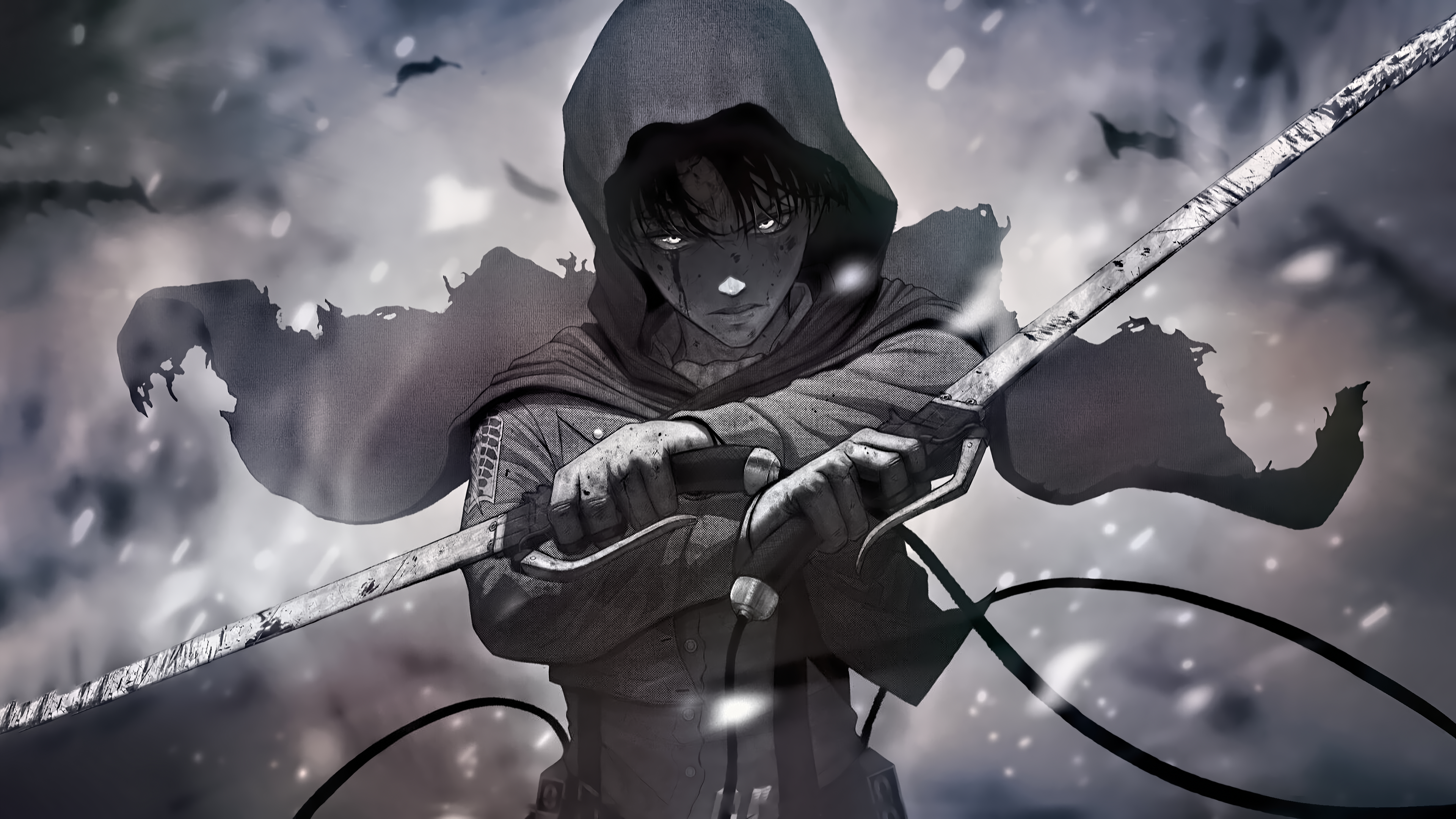 Handy-Wallpaper Animes, Attack On Titan, Levi Ackermann kostenlos herunterladen.