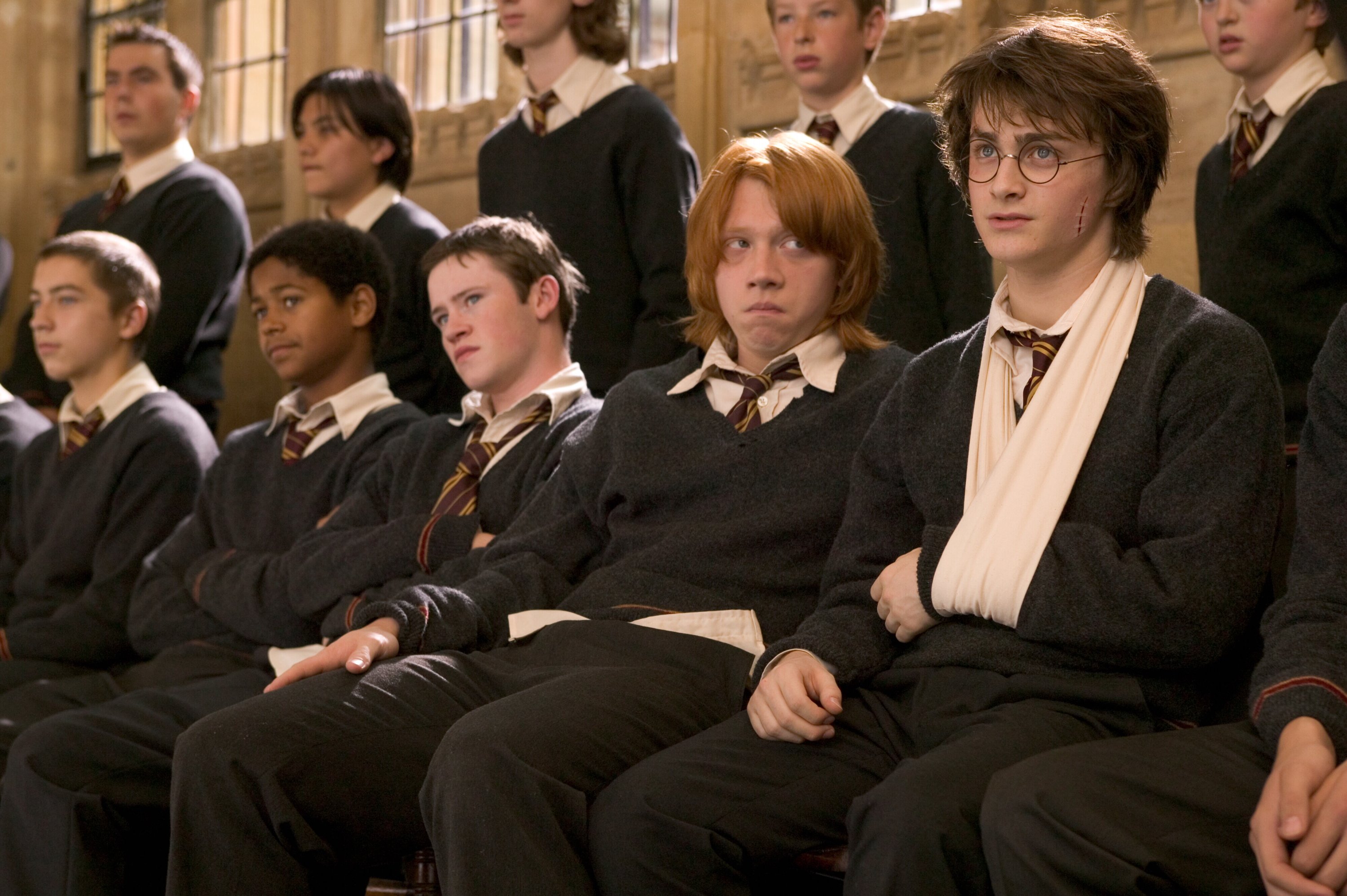 movie, harry potter and the goblet of fire, daniel radcliffe, harry potter, ron weasley, rupert grint
