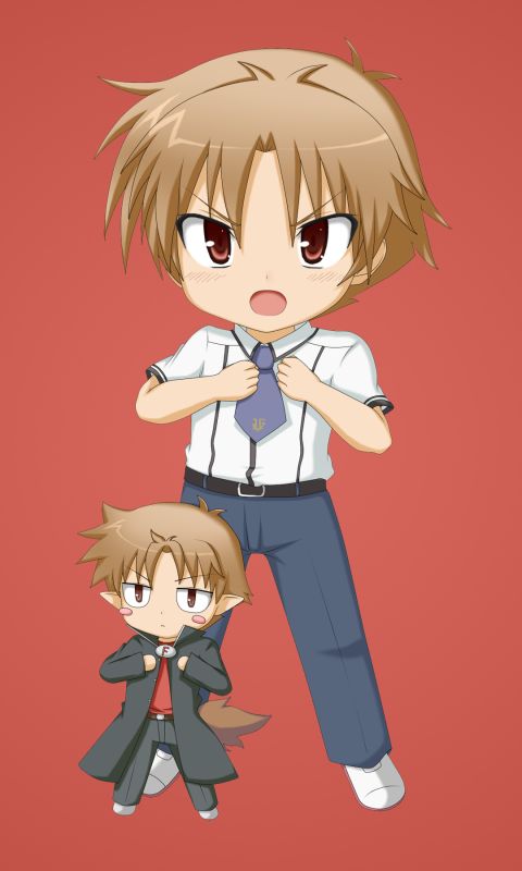 Download mobile wallpaper Anime, Baka And Test for free.