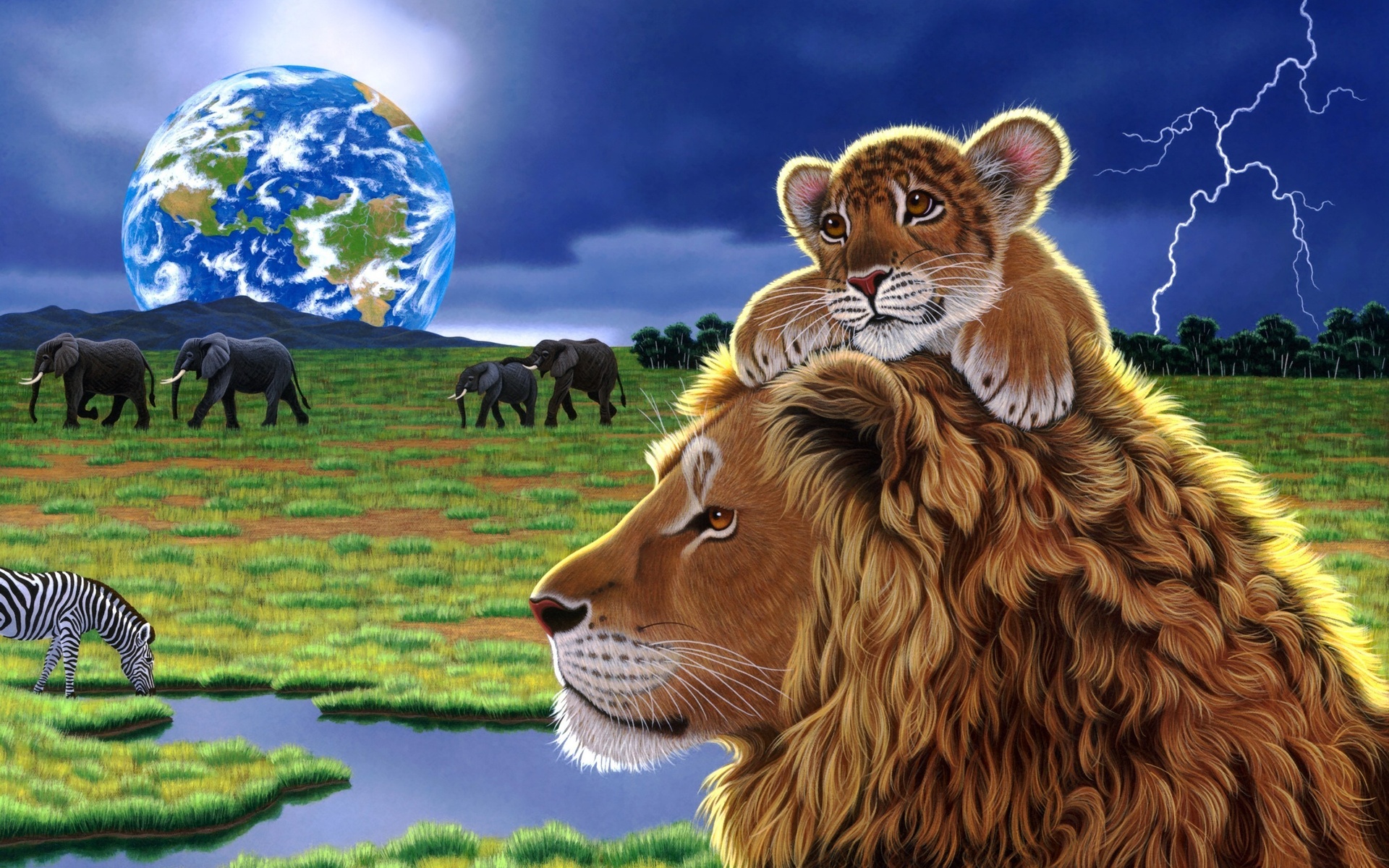 254138 Hintergrundbild herunterladen tiere, löwe, afrika, katzen - Bildschirmschoner und Bilder kostenlos