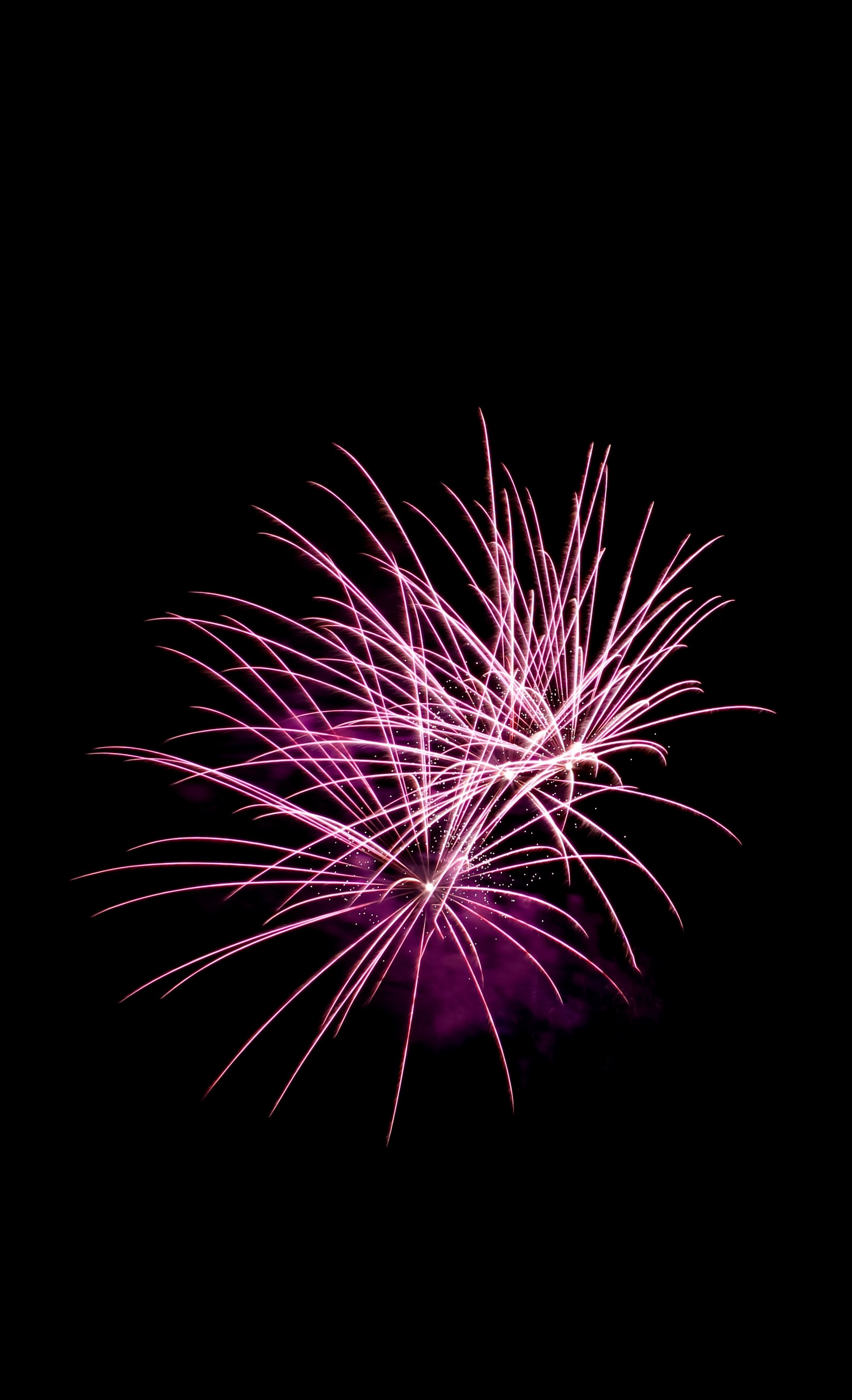 Download mobile wallpaper Rays, Beams, Salute, Sparks, Holiday, Fireworks, Firework, Dark for free.