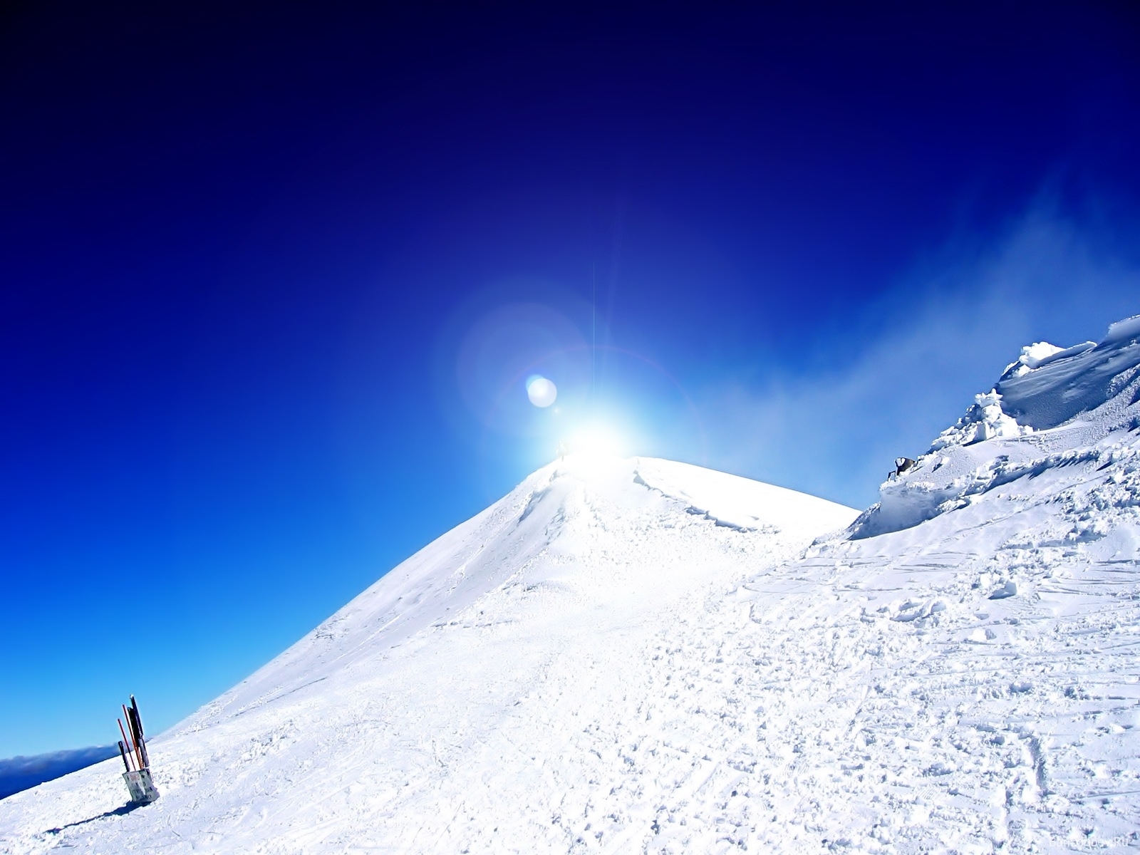 PCデスクトップに冬, 山脈, 雪, 風景画像を無料でダウンロード