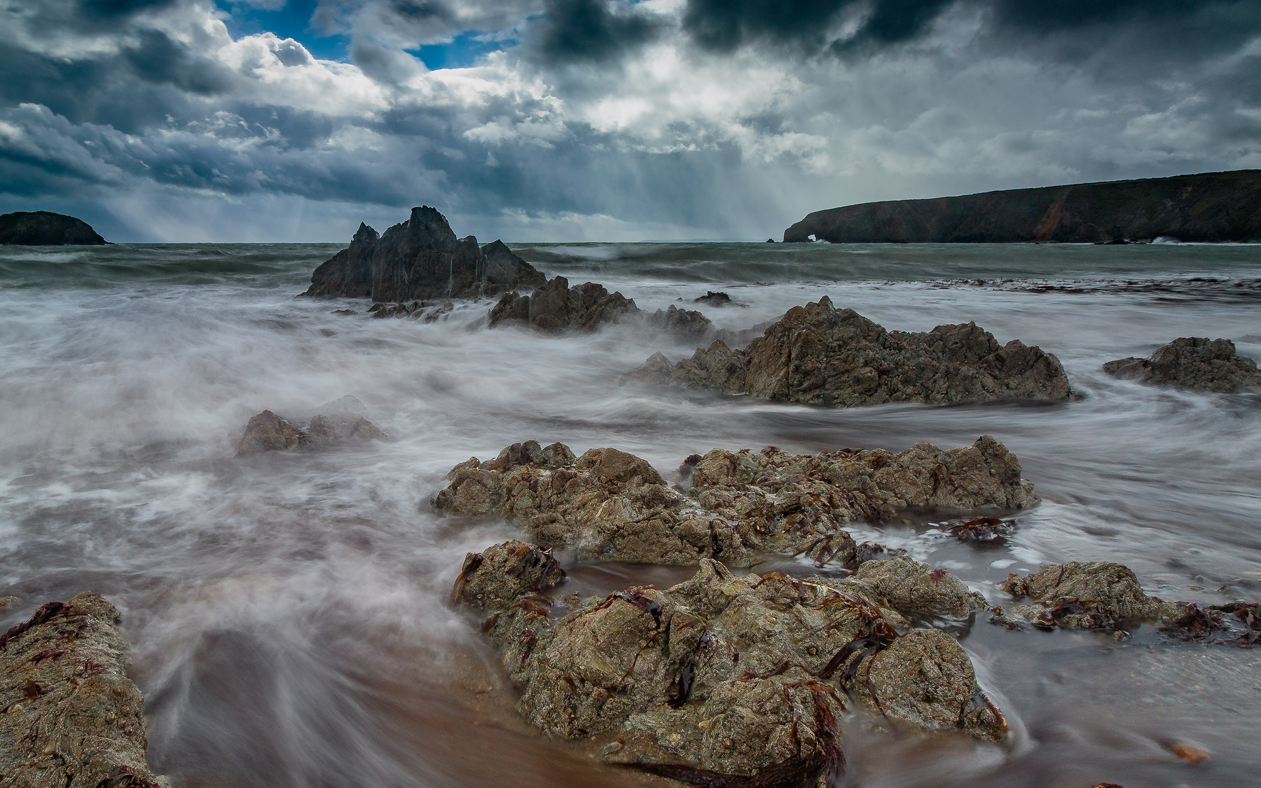 Handy-Wallpaper Horizont, Ozean, Wolke, Meer, Erde/natur kostenlos herunterladen.