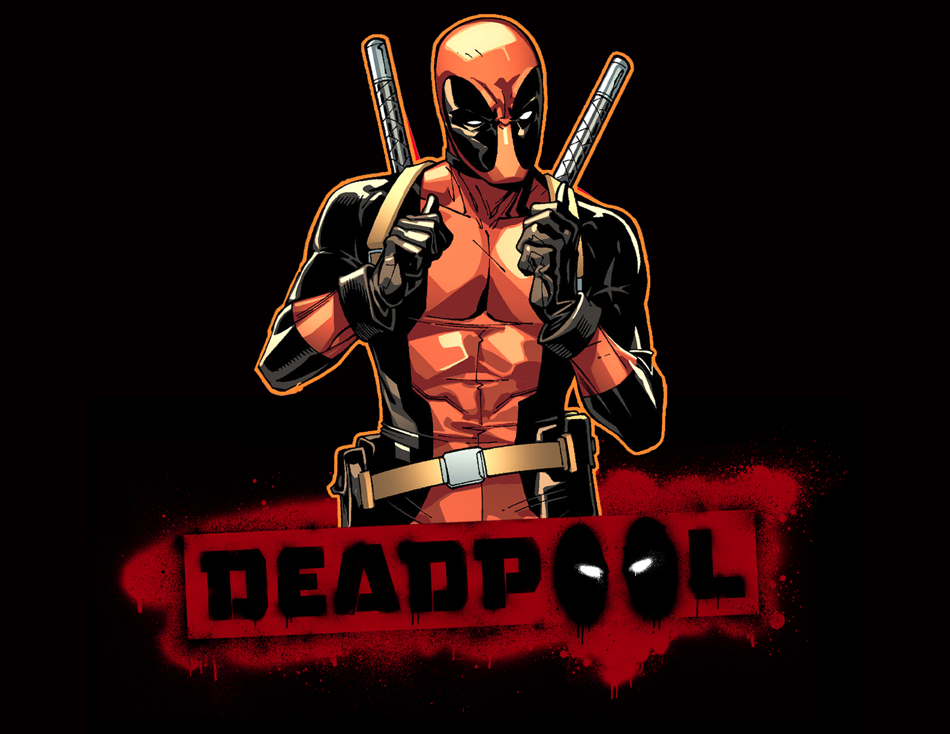 deadpool, comics, merc with a mouth Smartphone Background