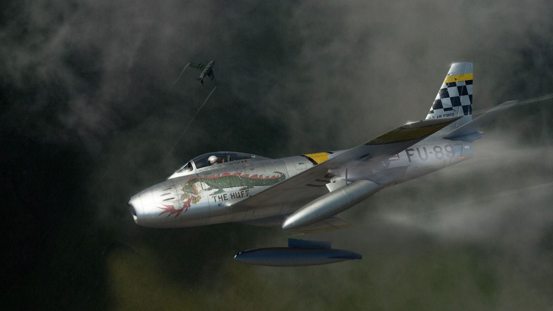 Скачать обои Североамериканский F 86 Sabre на телефон бесплатно