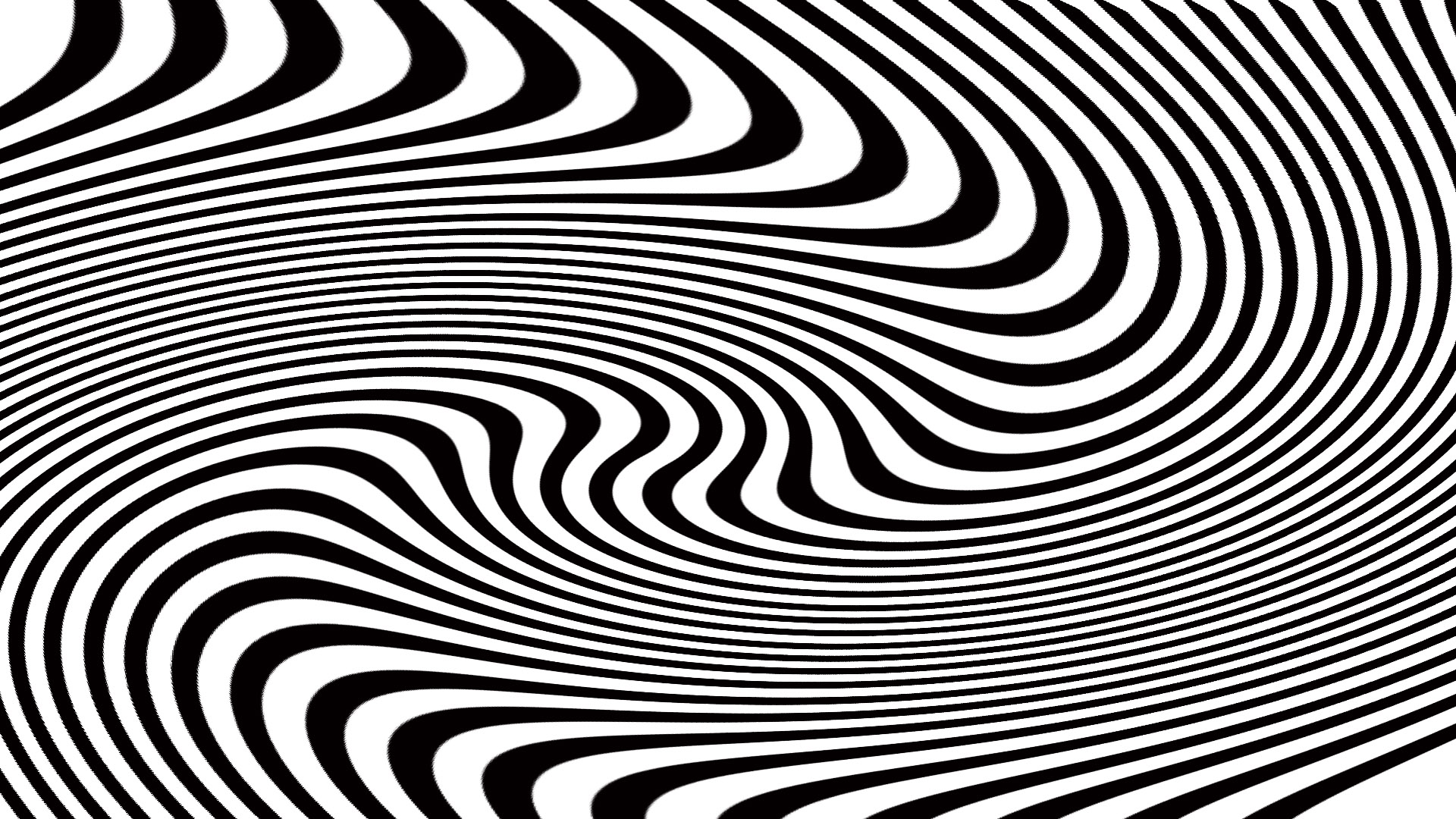 abstract, black & white, psychedelic, ripple HD wallpaper