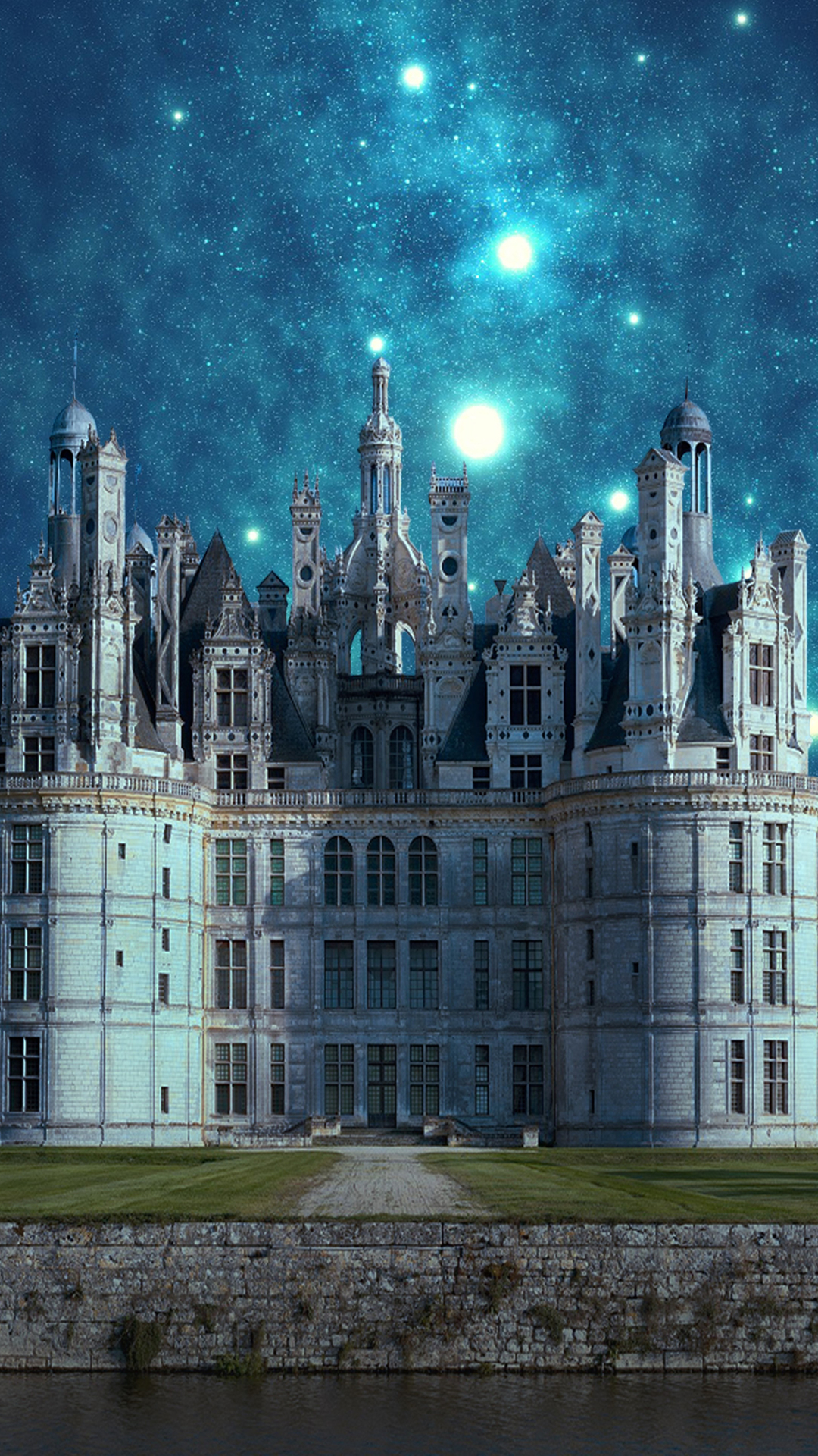 Download mobile wallpaper Fantasy, Castles, Man Made, Castle, Château De Chambord for free.