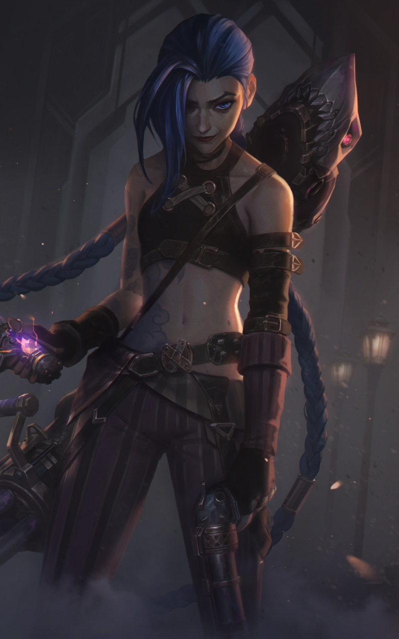 Download mobile wallpaper Tv Show, Jinx (League Of Legends), Arcane for free.