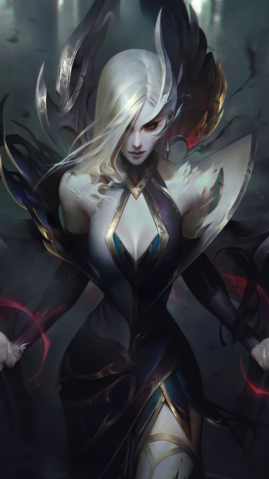 Download mobile wallpaper League Of Legends, Video Game, Morgana (League Of Legends) for free.