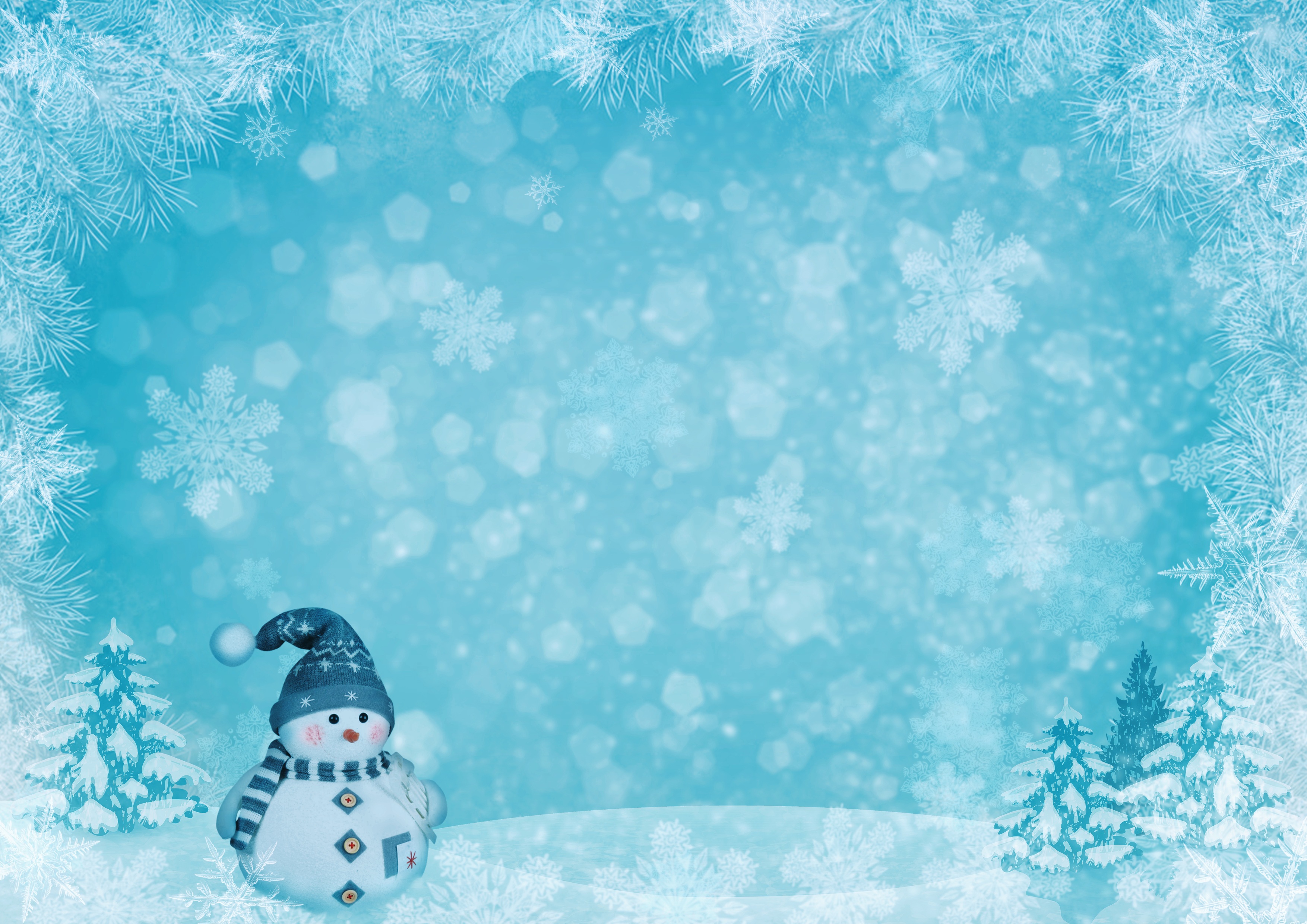 無料モバイル壁紙雪だるま, 青い, 芸術的をダウンロードします。
