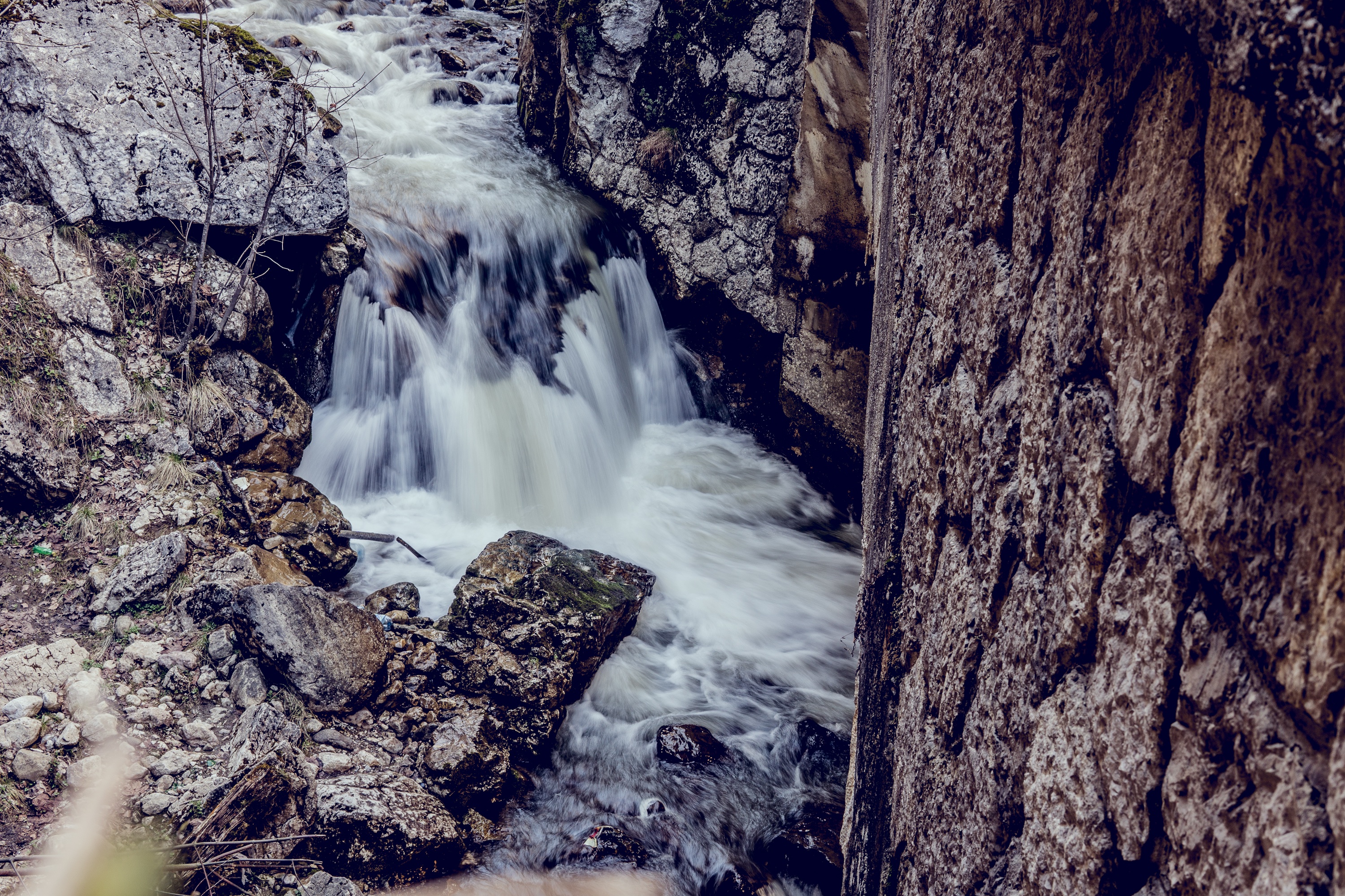 PCデスクトップに自然, 川, ストーンズ, フロー, 流れる, 滝画像を無料でダウンロード