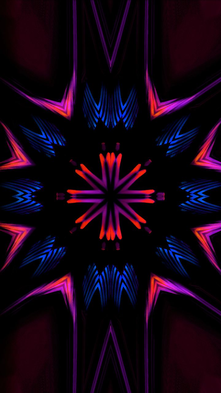 Download mobile wallpaper Abstract, Pattern, Colors, Kaleidoscope for free.