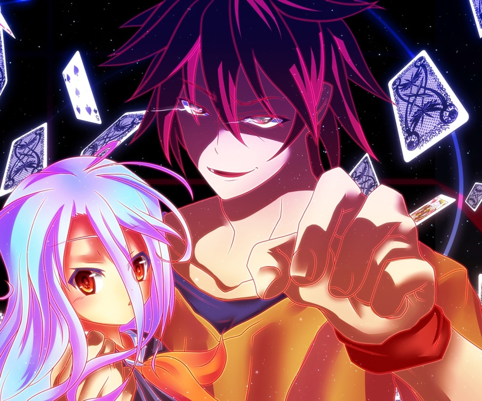 Download mobile wallpaper Anime, Shiro (No Game No Life), Sora (No Game No Life), No Game No Life for free.