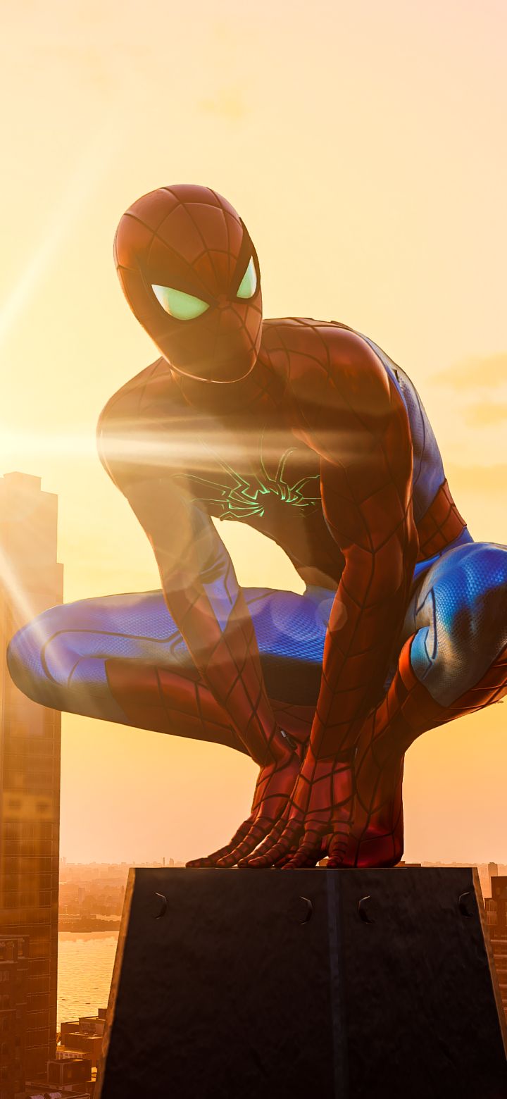 Download mobile wallpaper Spider Man, Video Game, Spider Man (Ps4) for free.