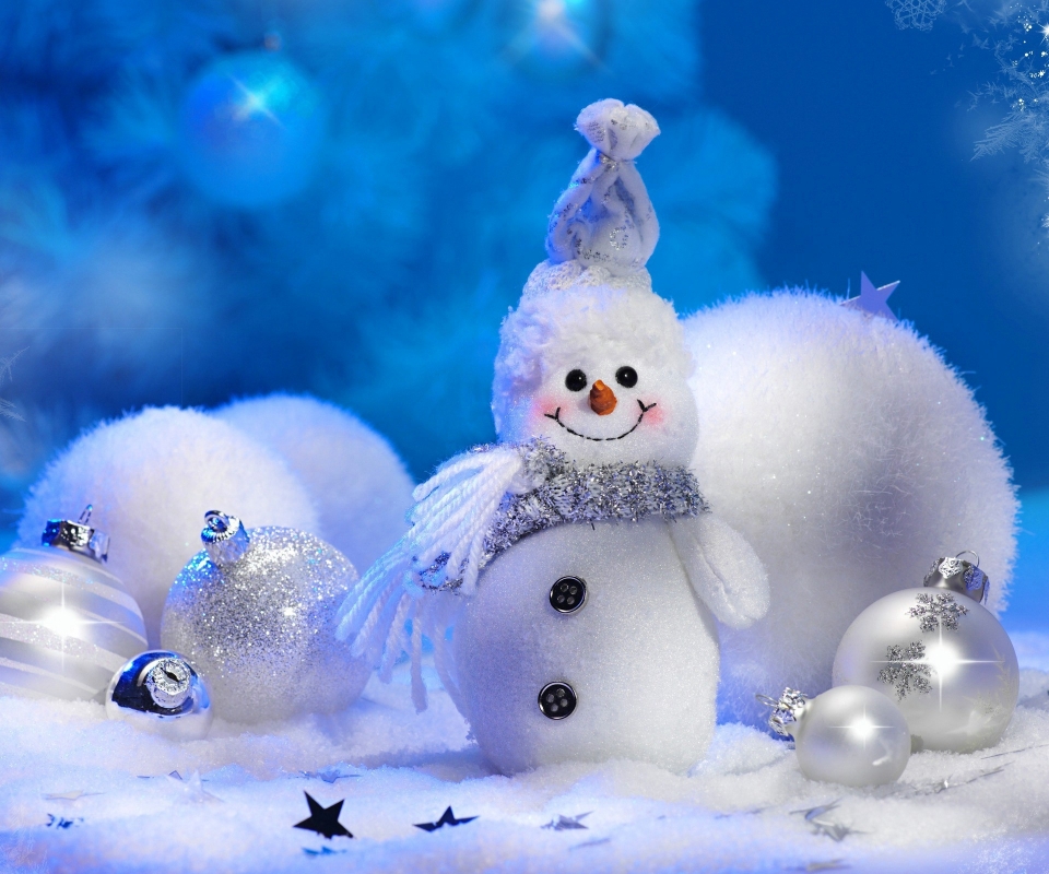 Free download wallpaper Snowman, Christmas, Holiday, Christmas Ornaments on your PC desktop