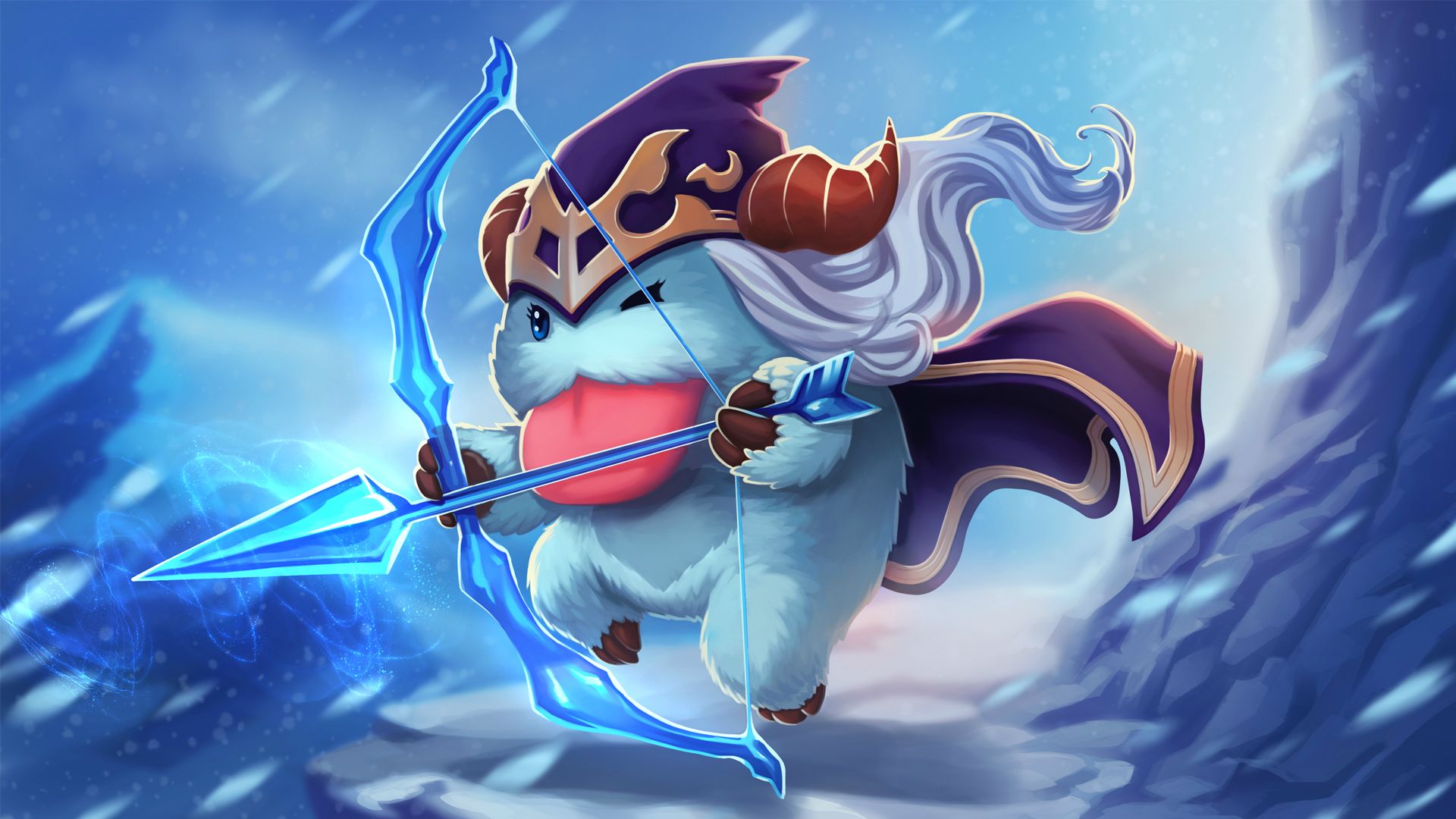 Download mobile wallpaper League Of Legends, Video Game, Ashe (League Of Legends), Poro for free.