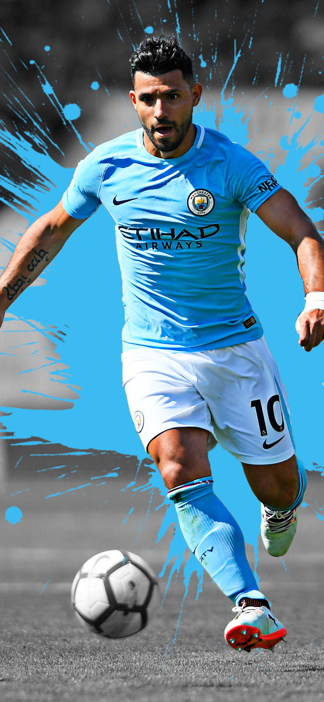 Handy-Wallpaper Sport, Fußball, Manchester City, Sergio Agüero, Argentinisch, Manchester City Fc kostenlos herunterladen.