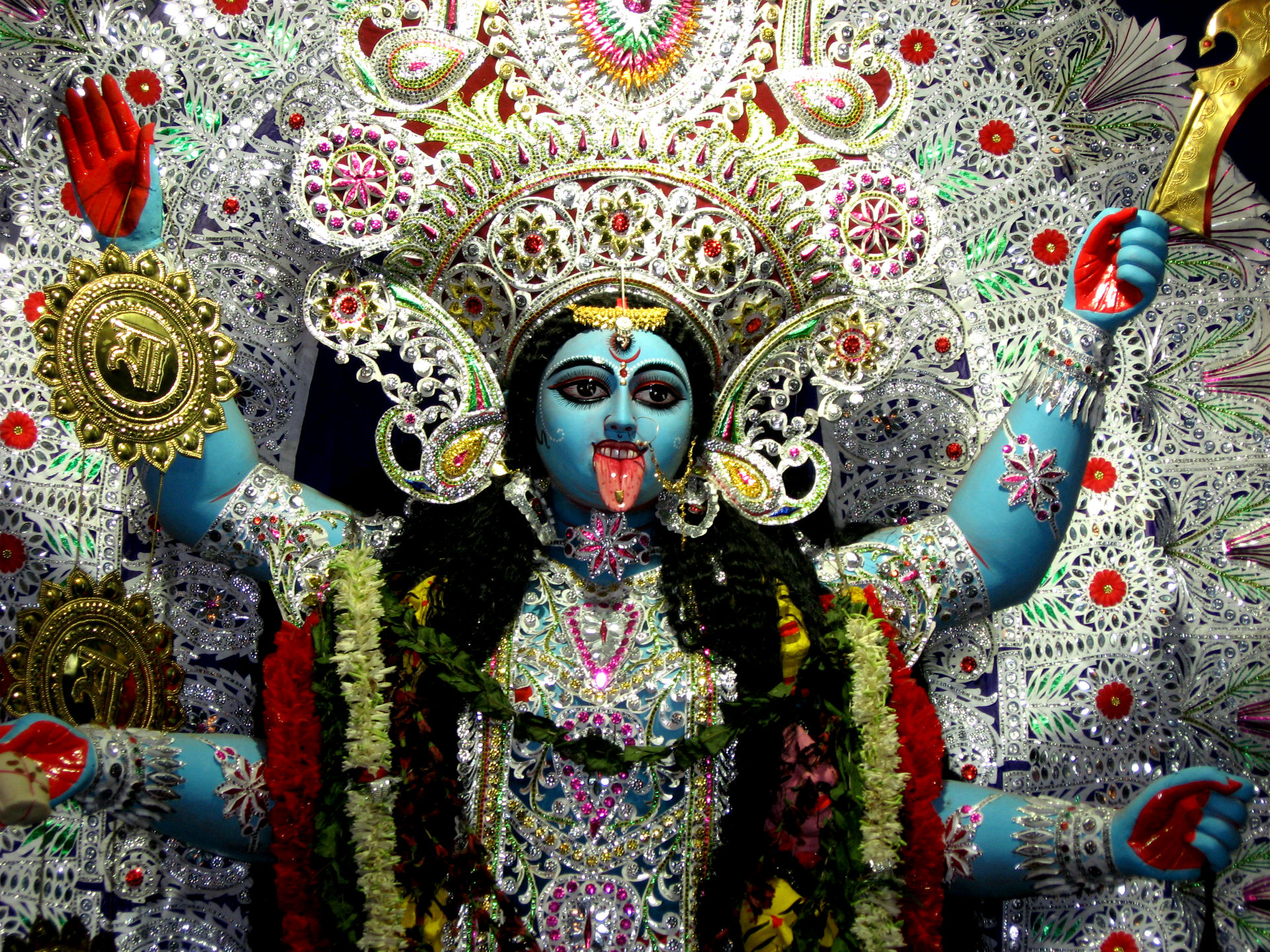 546752 скачать обои богиня кали, религиозные, индуизм - заставки и картинки бесплатно