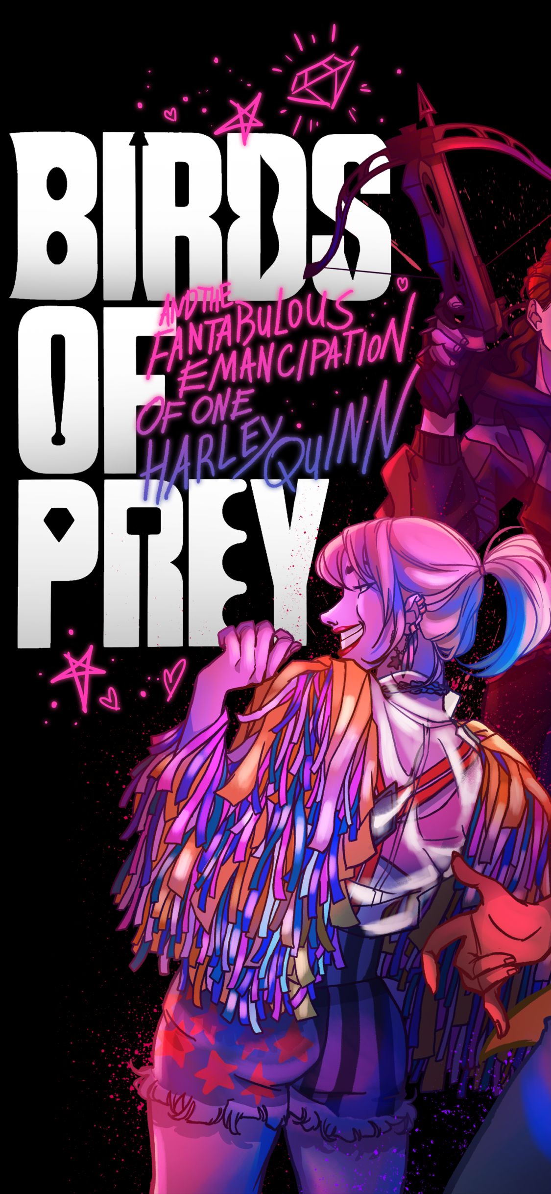 Download mobile wallpaper Movie, Harley Quinn, Dc Comics, Black Canary, Huntress (Dc Comics), Birds Of Prey (And The Fantabulous Emancipation Of One Harley Quinn) for free.