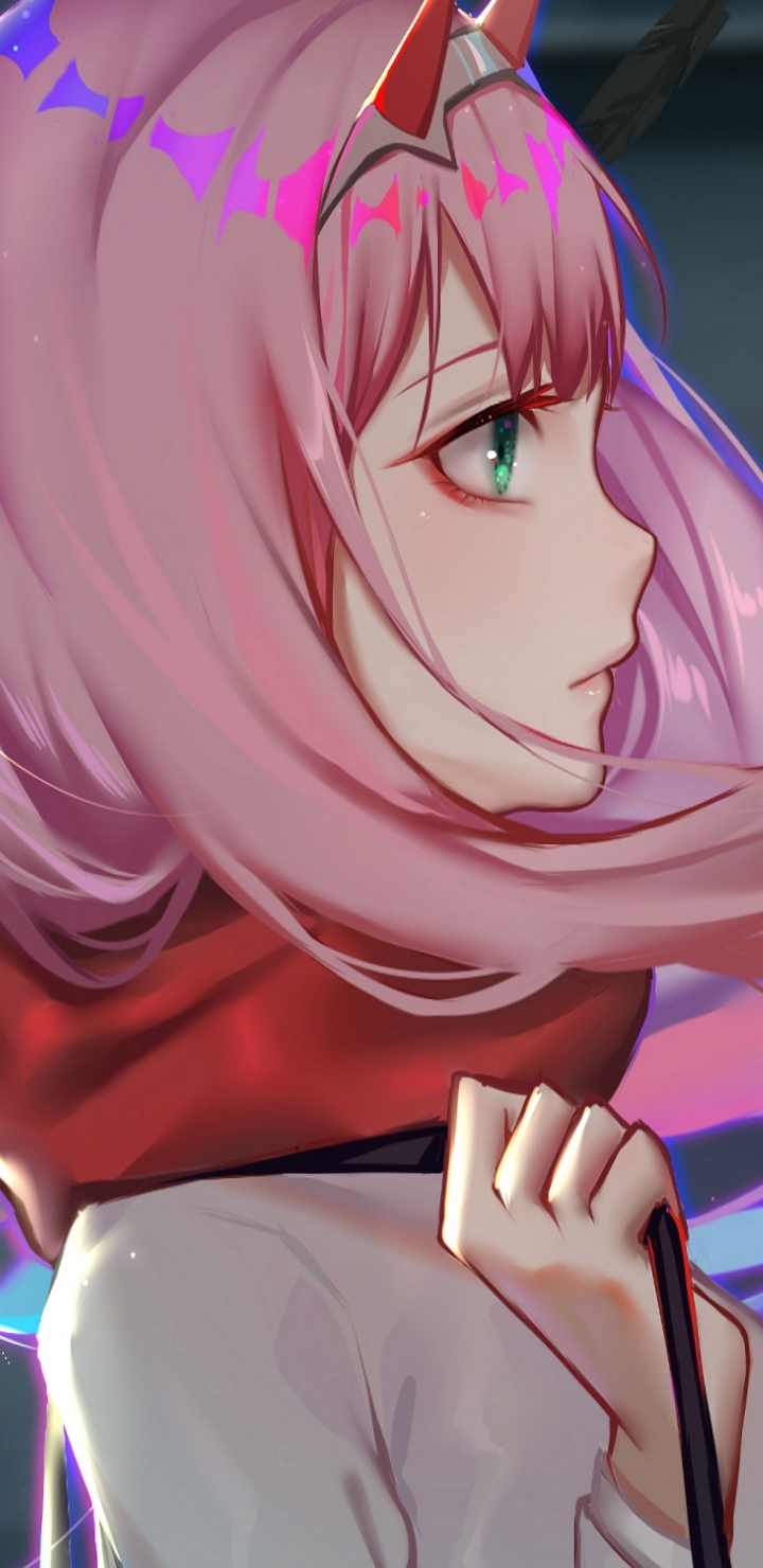 Handy-Wallpaper Animes, Darling In The Franxx, Zero Two (Liebling Im Franxx) kostenlos herunterladen.