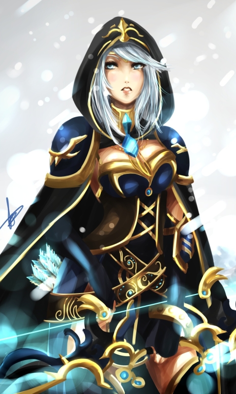 Descarga gratuita de fondo de pantalla para móvil de League Of Legends, Videojuego, Ashe (Liga De Leyendas).