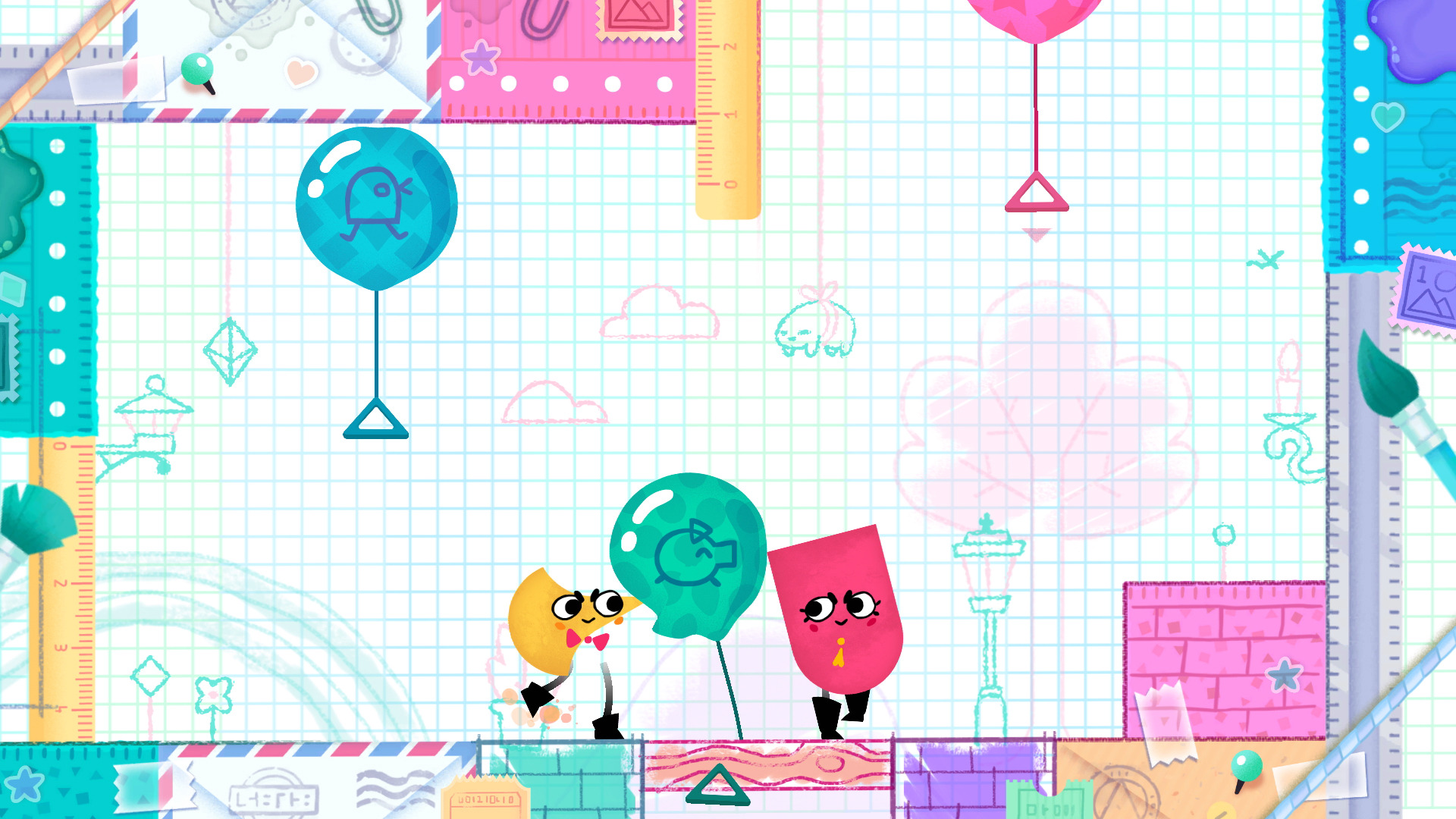 820019 baixar imagens videogame, snipperclips - papéis de parede e protetores de tela gratuitamente