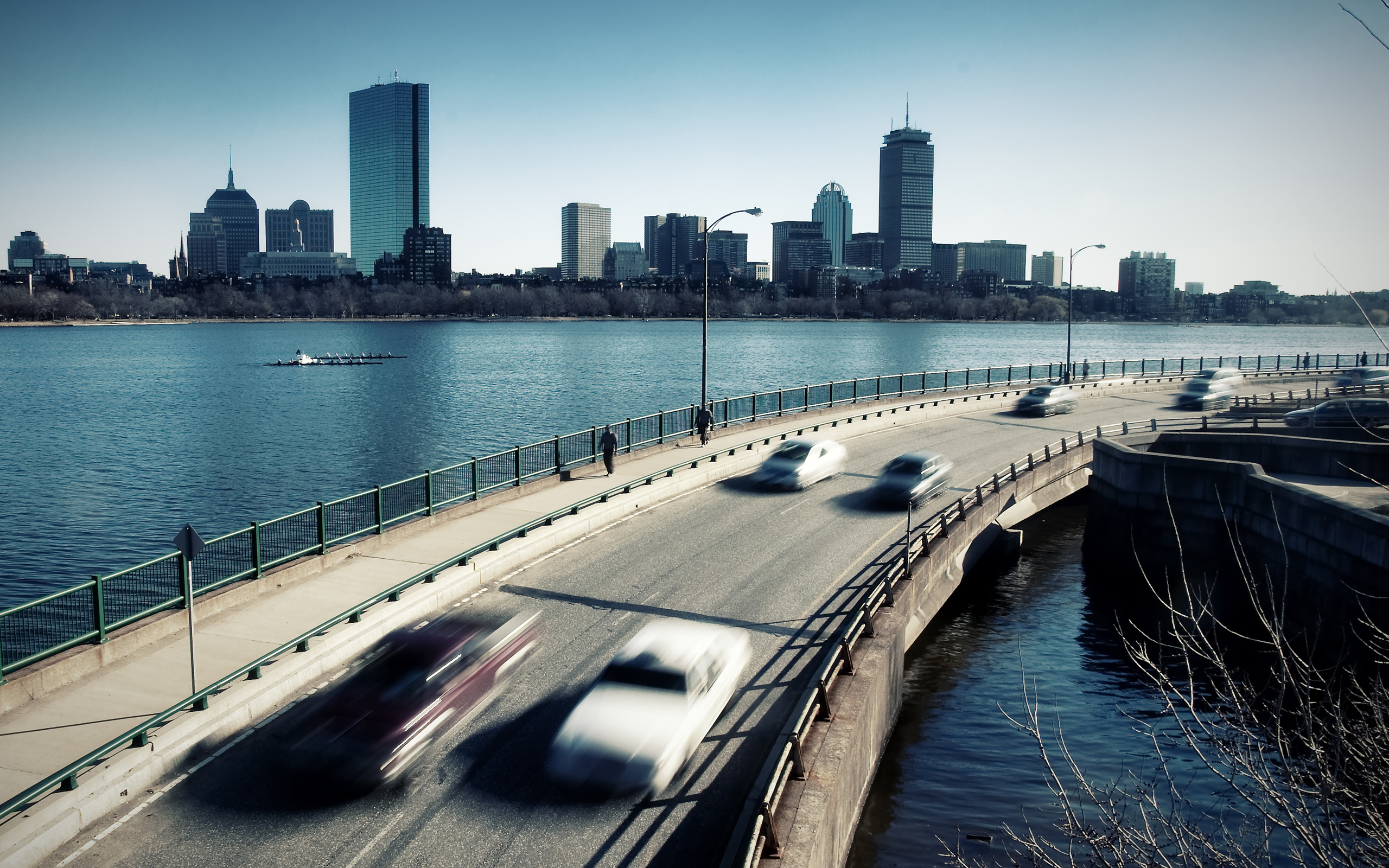 234558 скачать картинку мост, сделано человеком, бостон, мосты - обои и заставки бесплатно