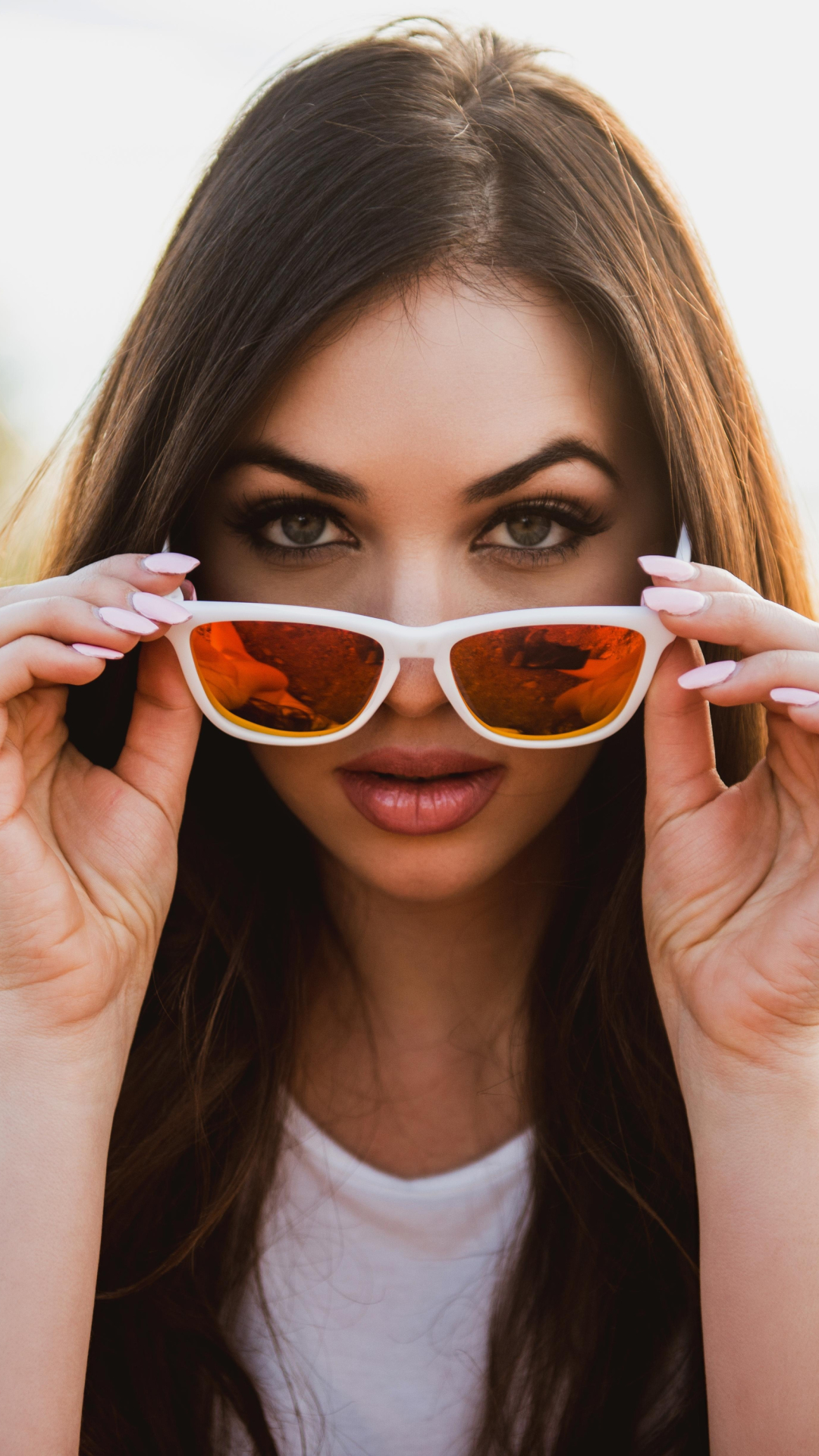 Descarga gratuita de fondo de pantalla para móvil de Morena, Gafas De Sol, Modelo, Mujeres.