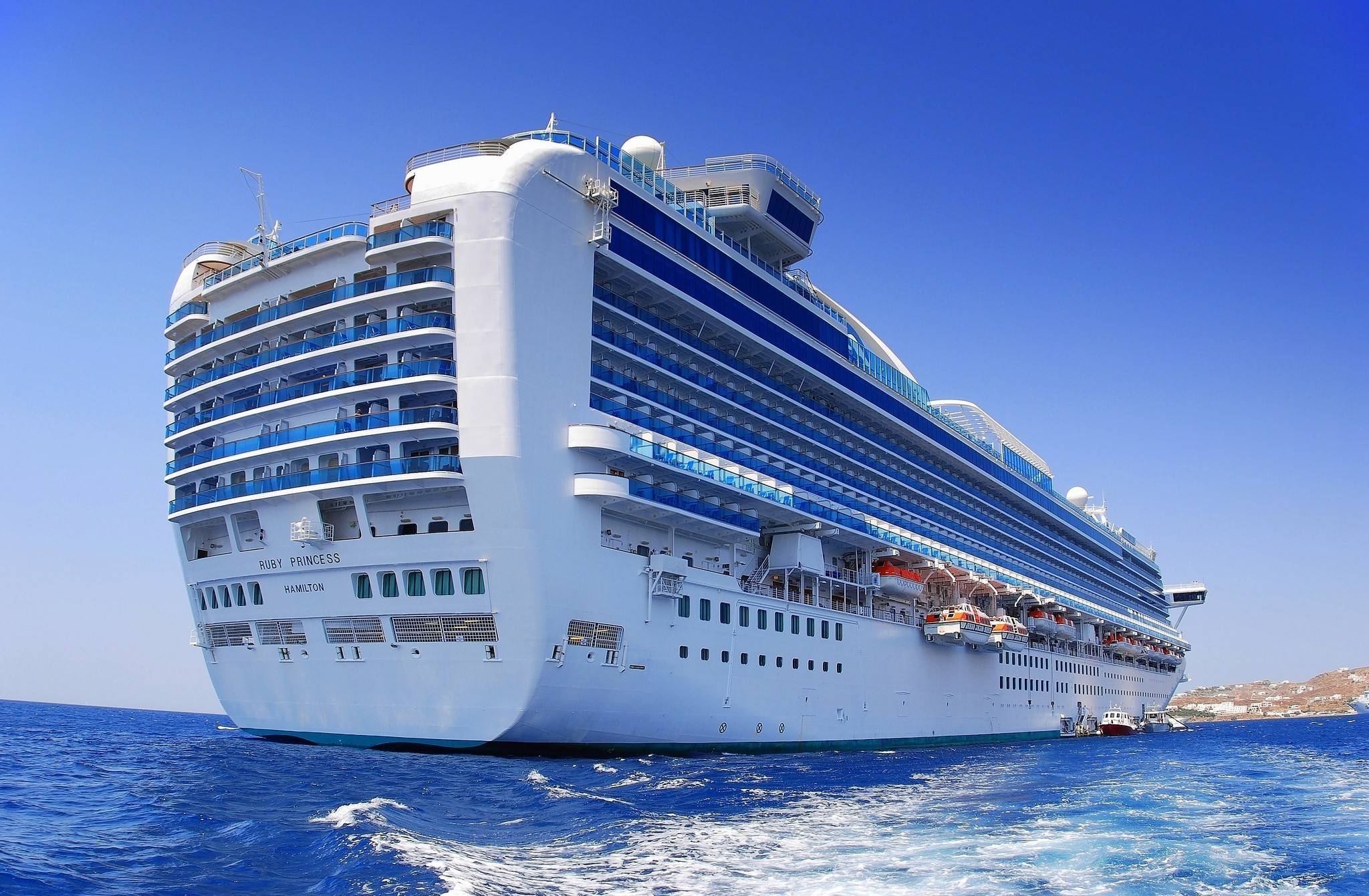 Free download wallpaper Cruise Ship, Vehicles, Ruby Princess, Cruise Ships on your PC desktop