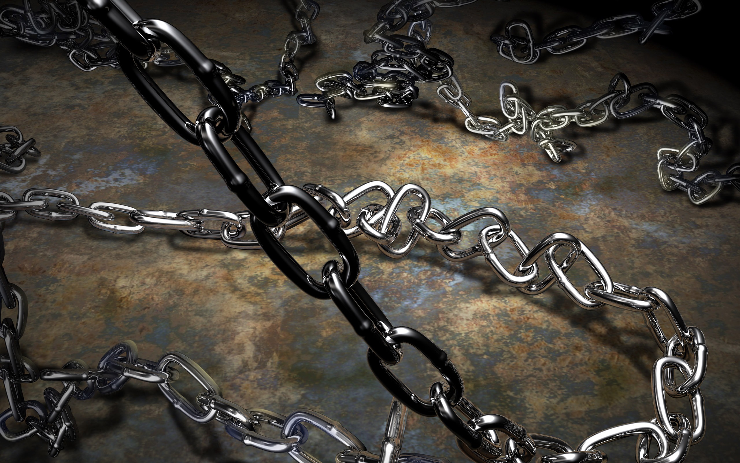 Download mobile wallpaper 3D Art, Chain, Artistic for free.