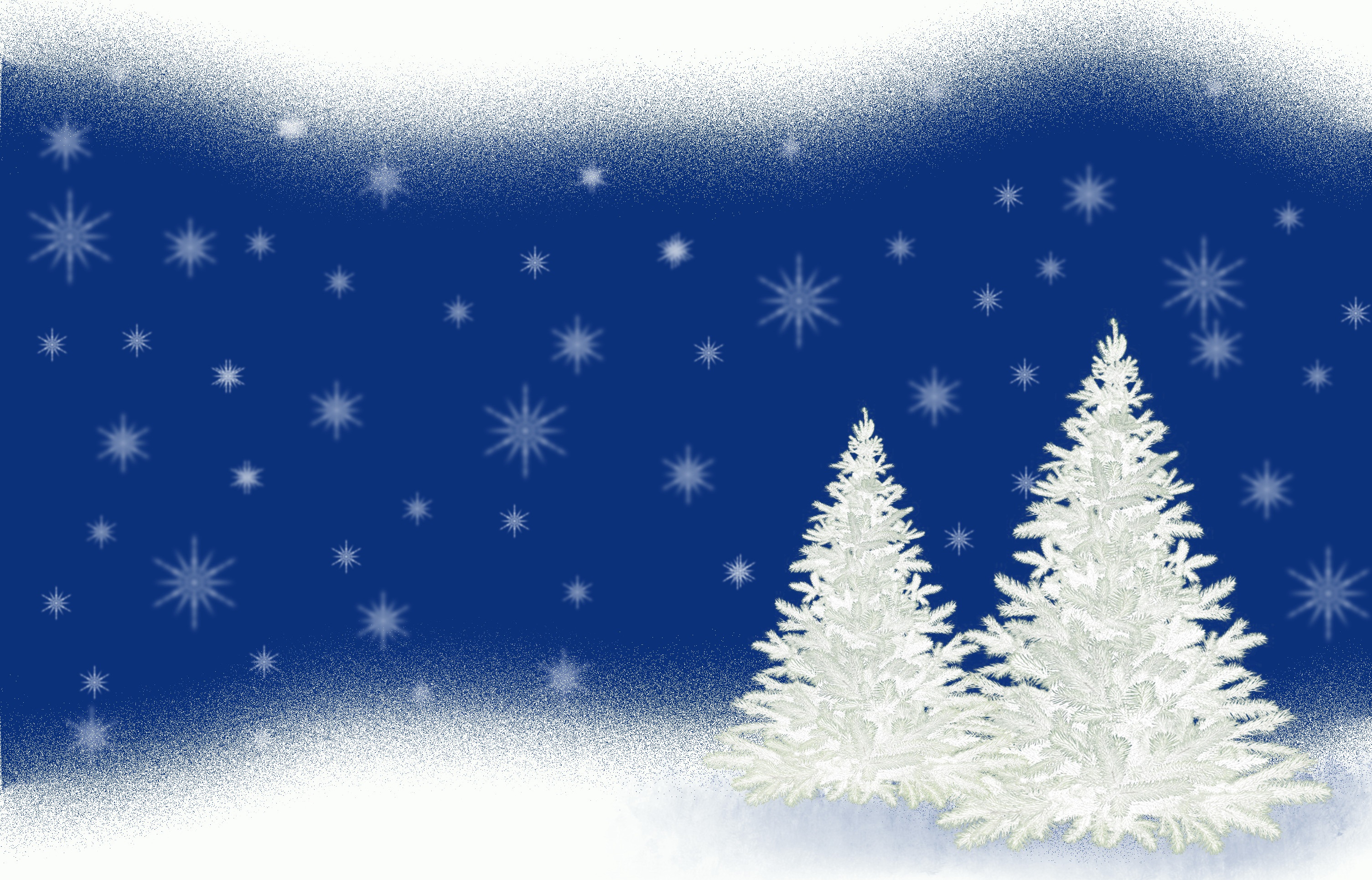Скачать обои бесплатно Снежинки, Рождество, Рождественская Елка, Праздничные картинка на рабочий стол ПК