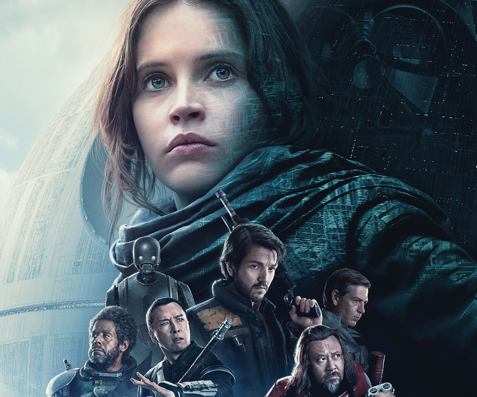 Download mobile wallpaper Star Wars, Movie, Forest Whitaker, Rogue One: A Star Wars Story, Felicity Jones, Donnie Yen, Jyn Erso, Chirrut Îmwe, Diego Luna, Saw Gerrera, Captain Cassian Andor for free.