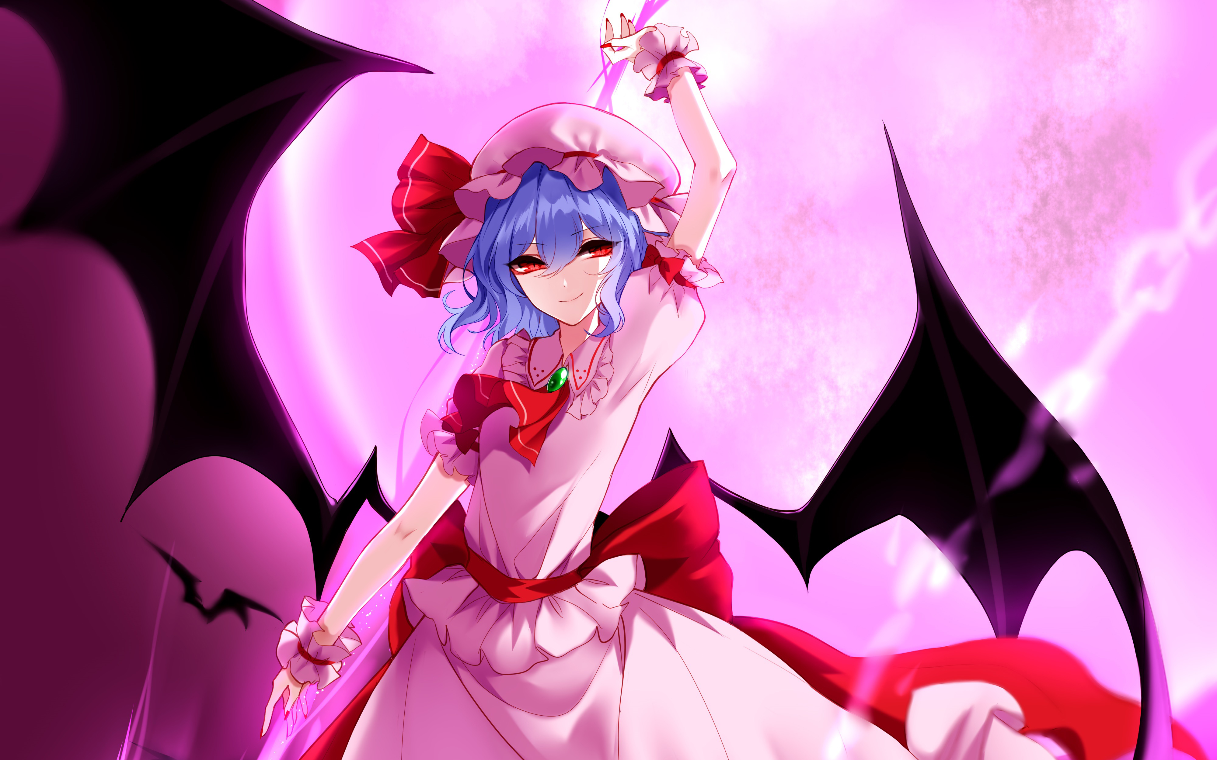 Descarga gratuita de fondo de pantalla para móvil de Animado, Remilia Escarlata, Touhou.