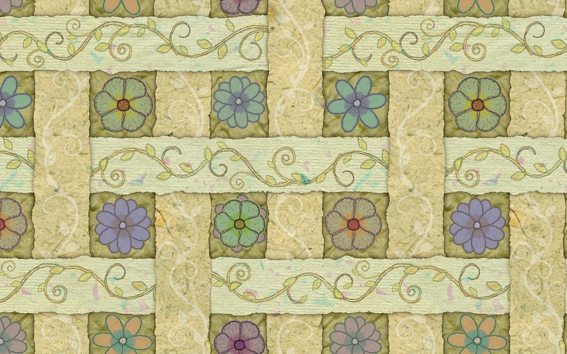 Handy-Wallpaper Blume, Muster, Jahrgang, Künstlerisch kostenlos herunterladen.