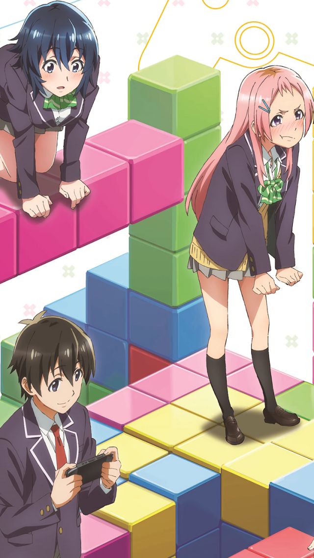 Download mobile wallpaper Anime, Aguri (Gamers!), Chiaki Hoshinomori, Keita Amano, Gamers! for free.