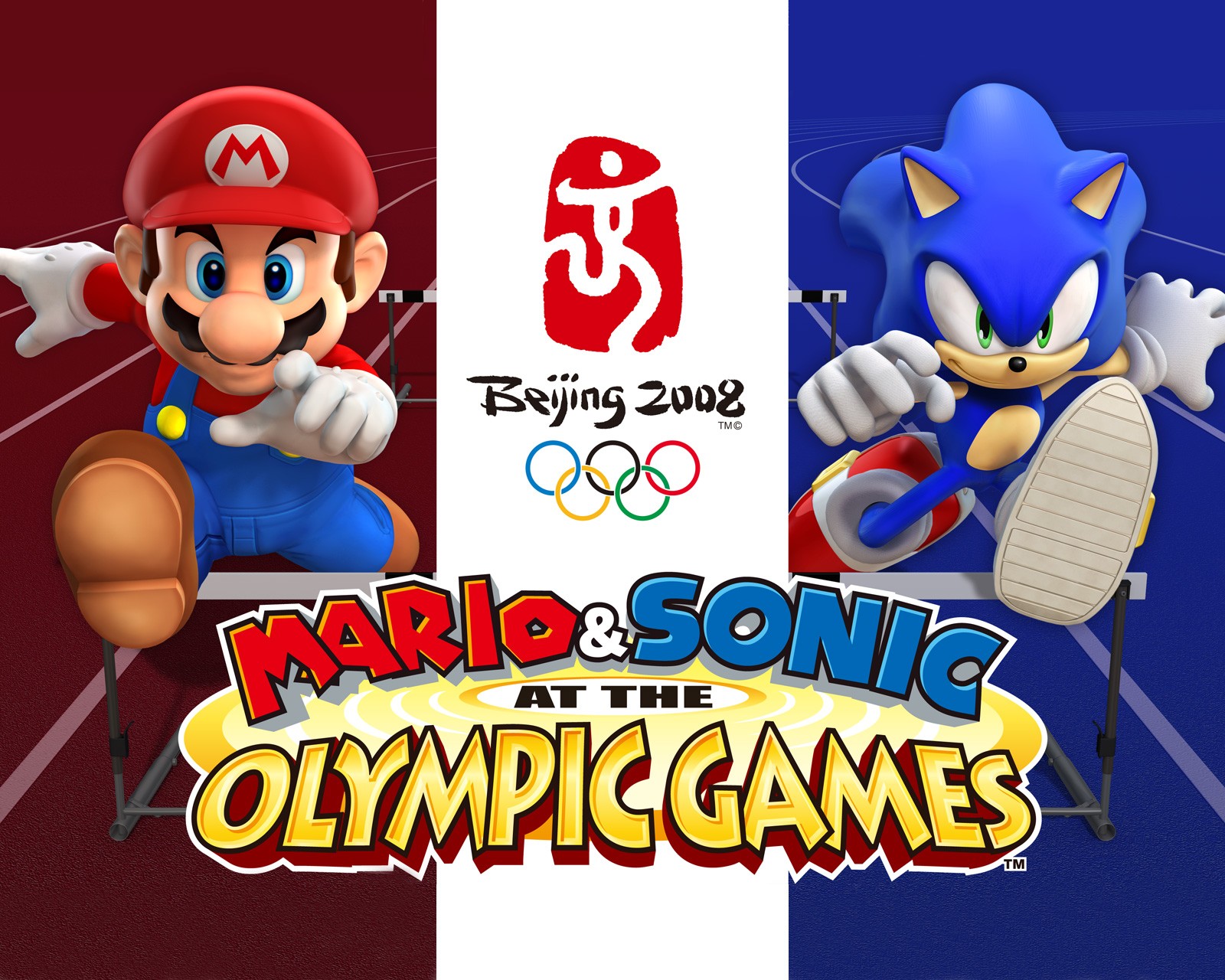 Завантажити шпалери Маріо І Соник На Олімпійських Іграх на телефон безкоштовно