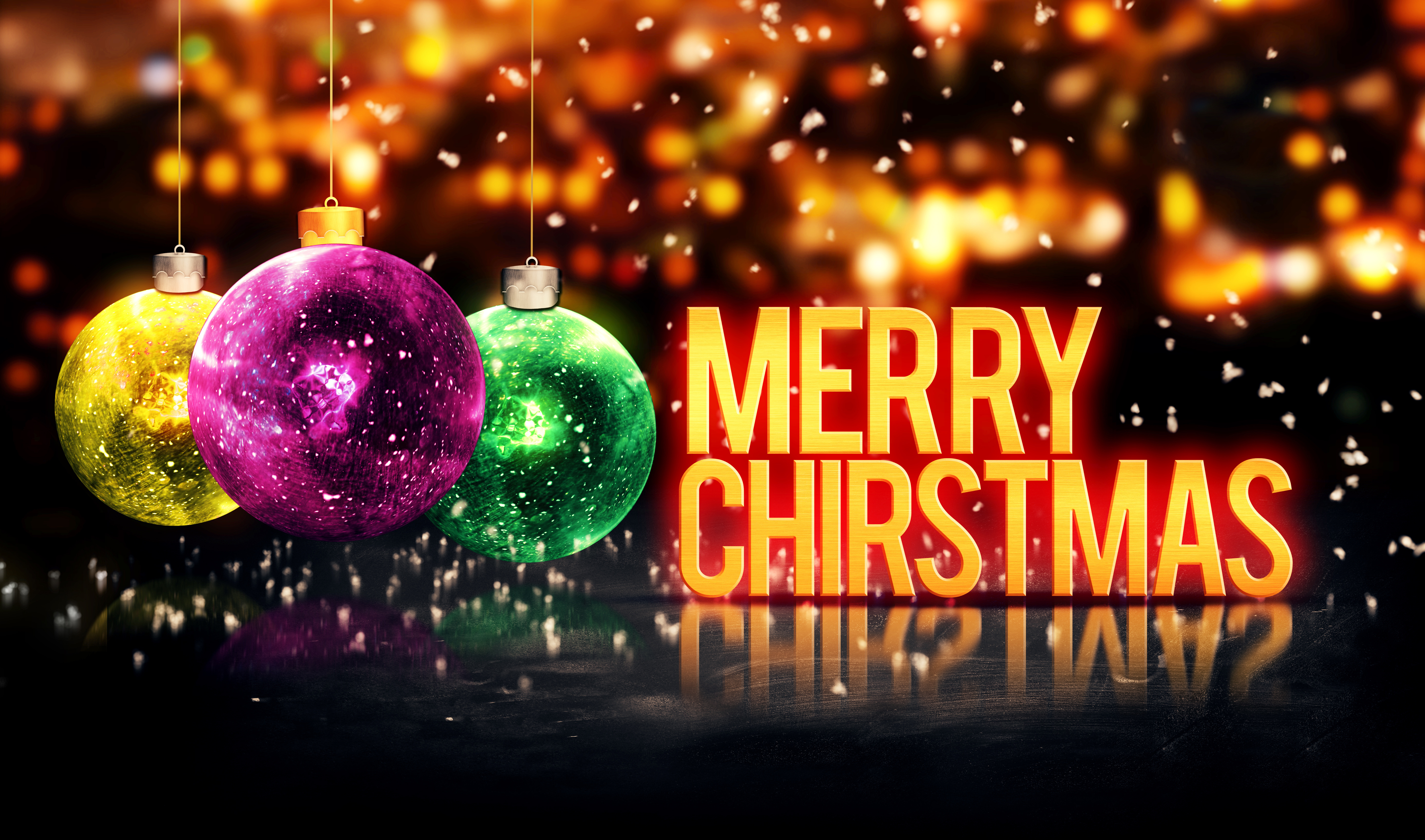 PCデスクトップにクリスマス, クリスマスオーナメント, ホリデー, メリークリスマス画像を無料でダウンロード