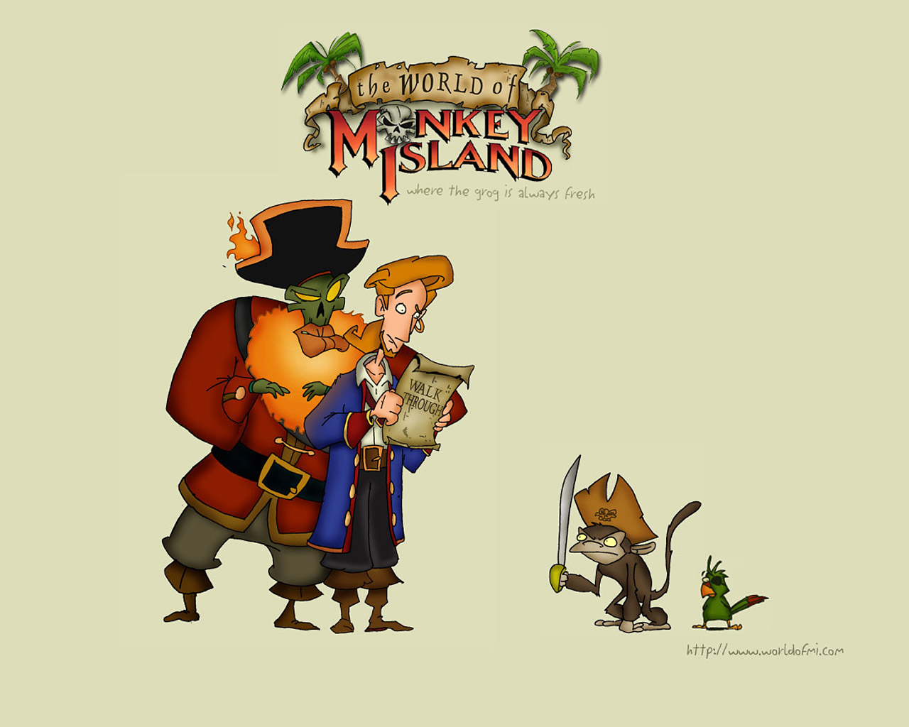 Laden Sie Tales Of Monkey Island HD-Desktop-Hintergründe herunter