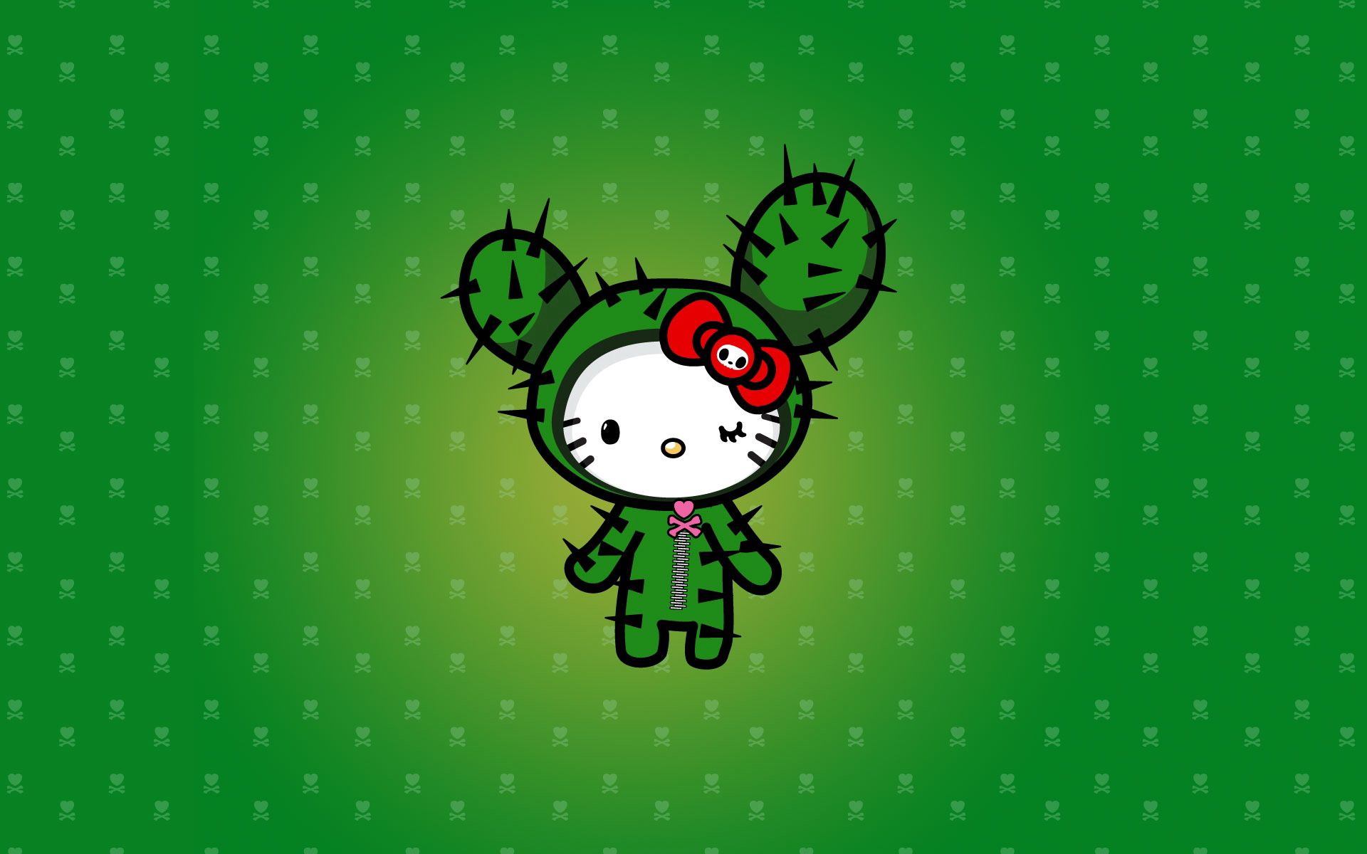 Free download wallpaper Kitty, Cactus, Cat, Vector on your PC desktop