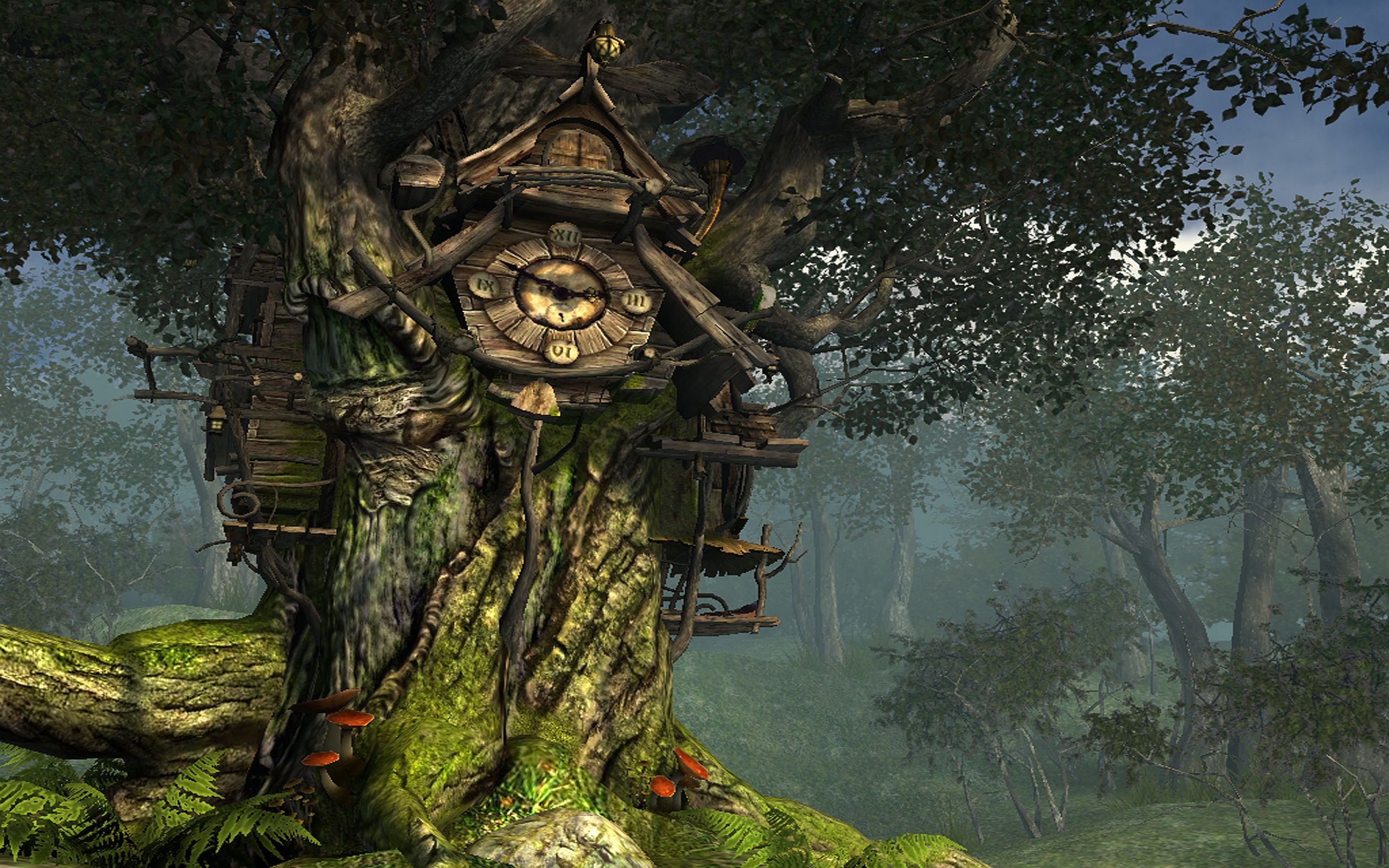 Free download wallpaper Fantasy, Forest on your PC desktop