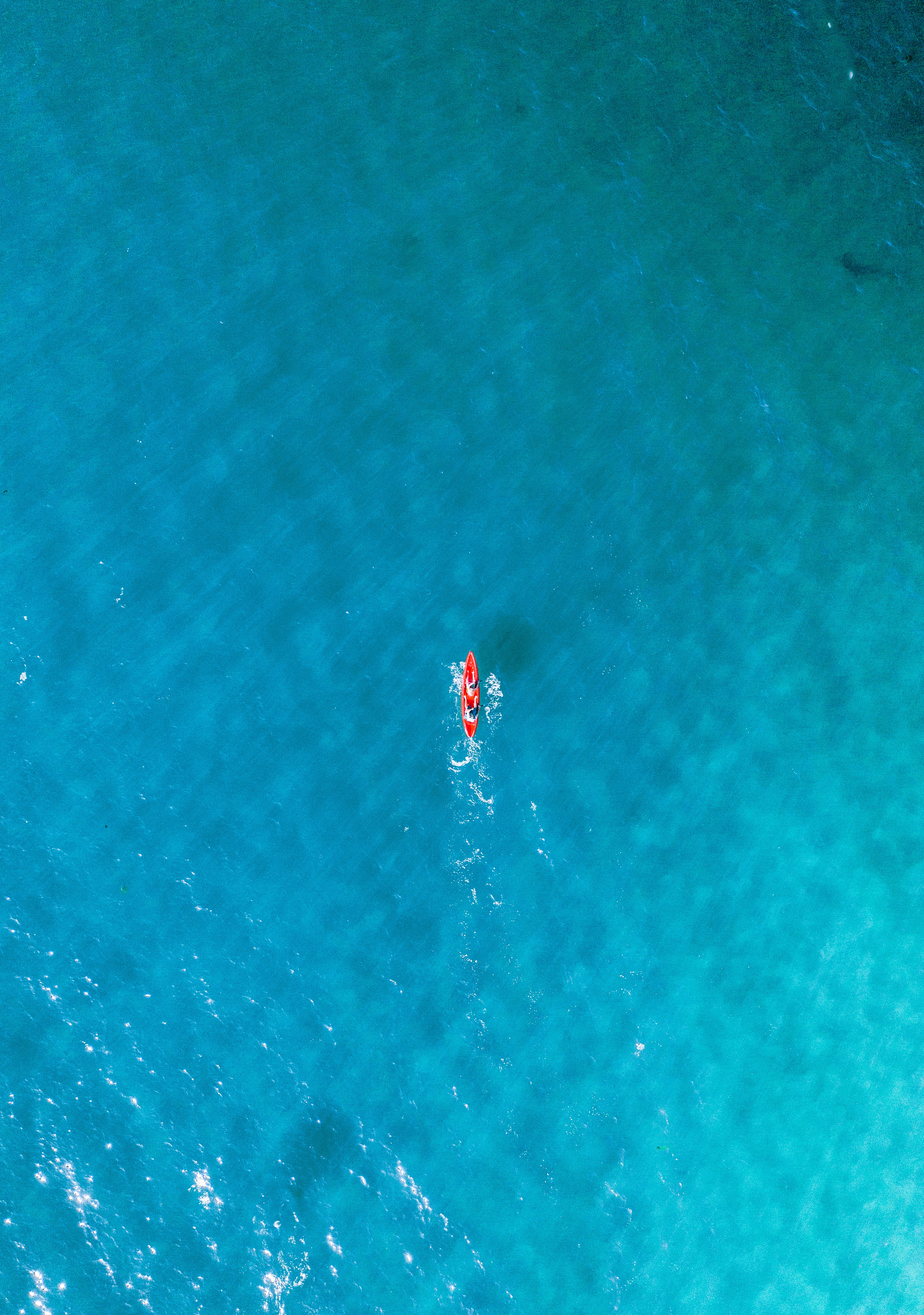 Free download wallpaper Water, View From Above, Boat, Minimalism on your PC desktop
