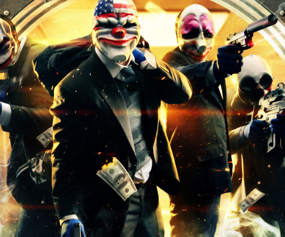 video game, payday 2, payday, chains (payday), wolf (payday), dallas (payday), houston (payday)