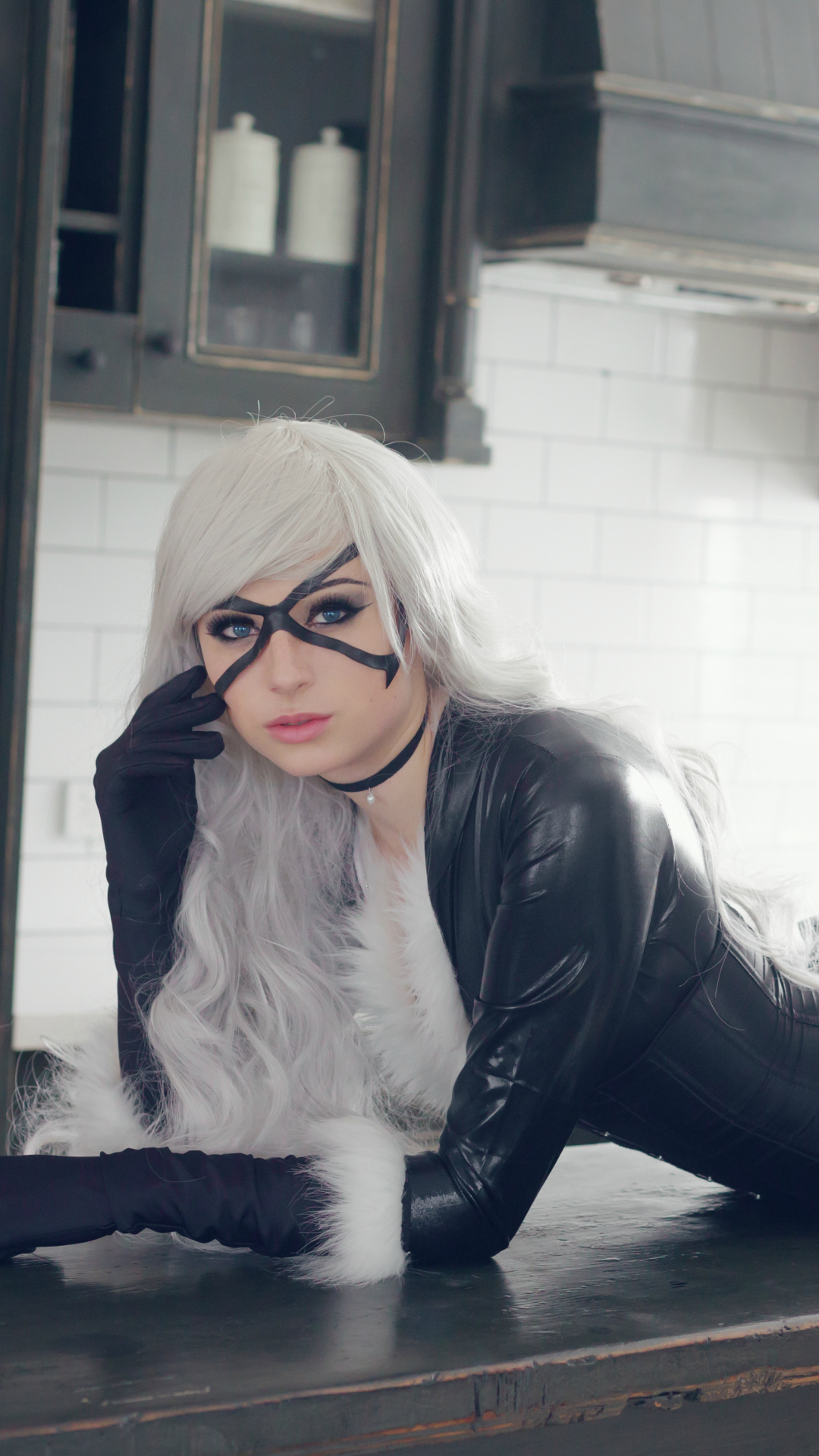 Handy-Wallpaper Frauen, Cosplay, Schwarze Katze (Marvel Comics) kostenlos herunterladen.