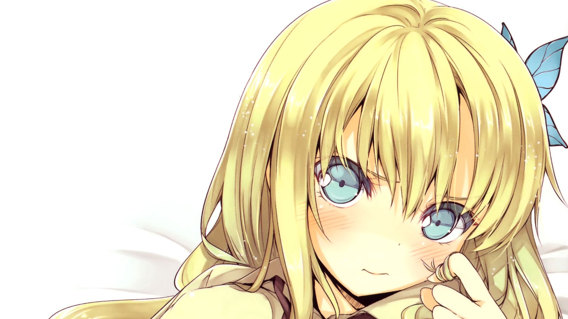 blonde, pretty, anime, sight, opinion, girl phone background
