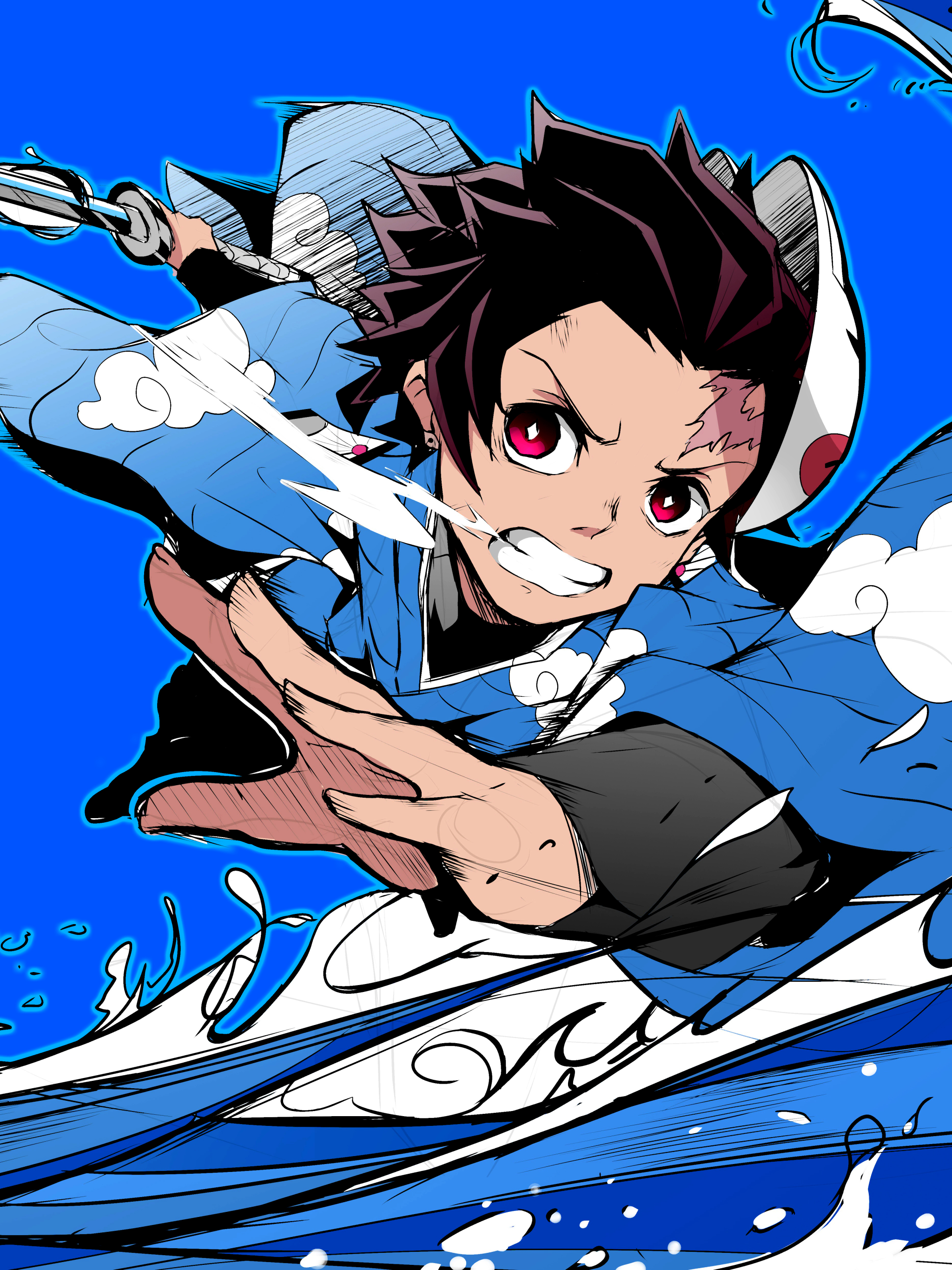 Download mobile wallpaper Anime, Demon Slayer: Kimetsu No Yaiba, Tanjiro Kamado for free.