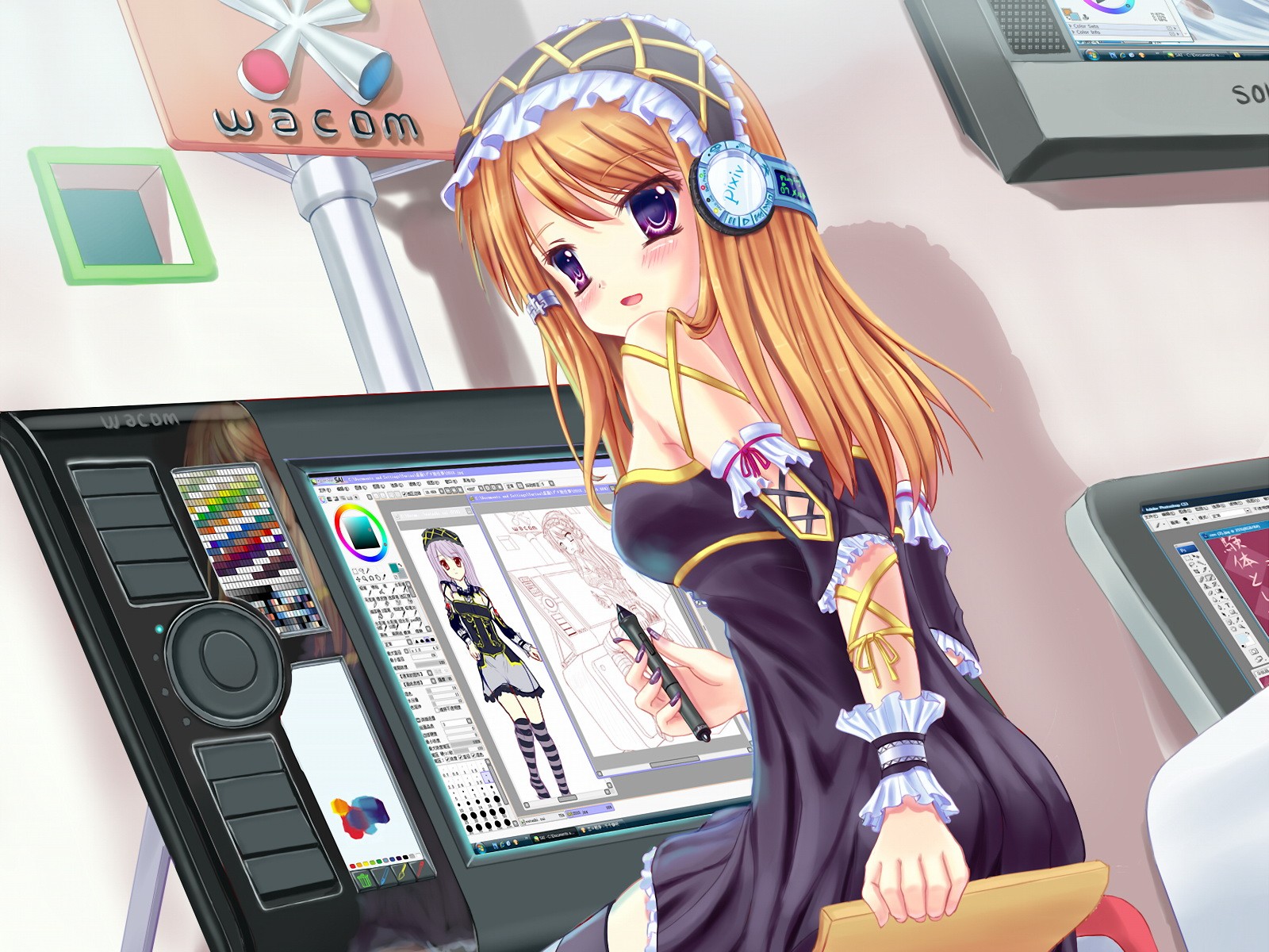 Free download wallpaper Anime, Girl on your PC desktop